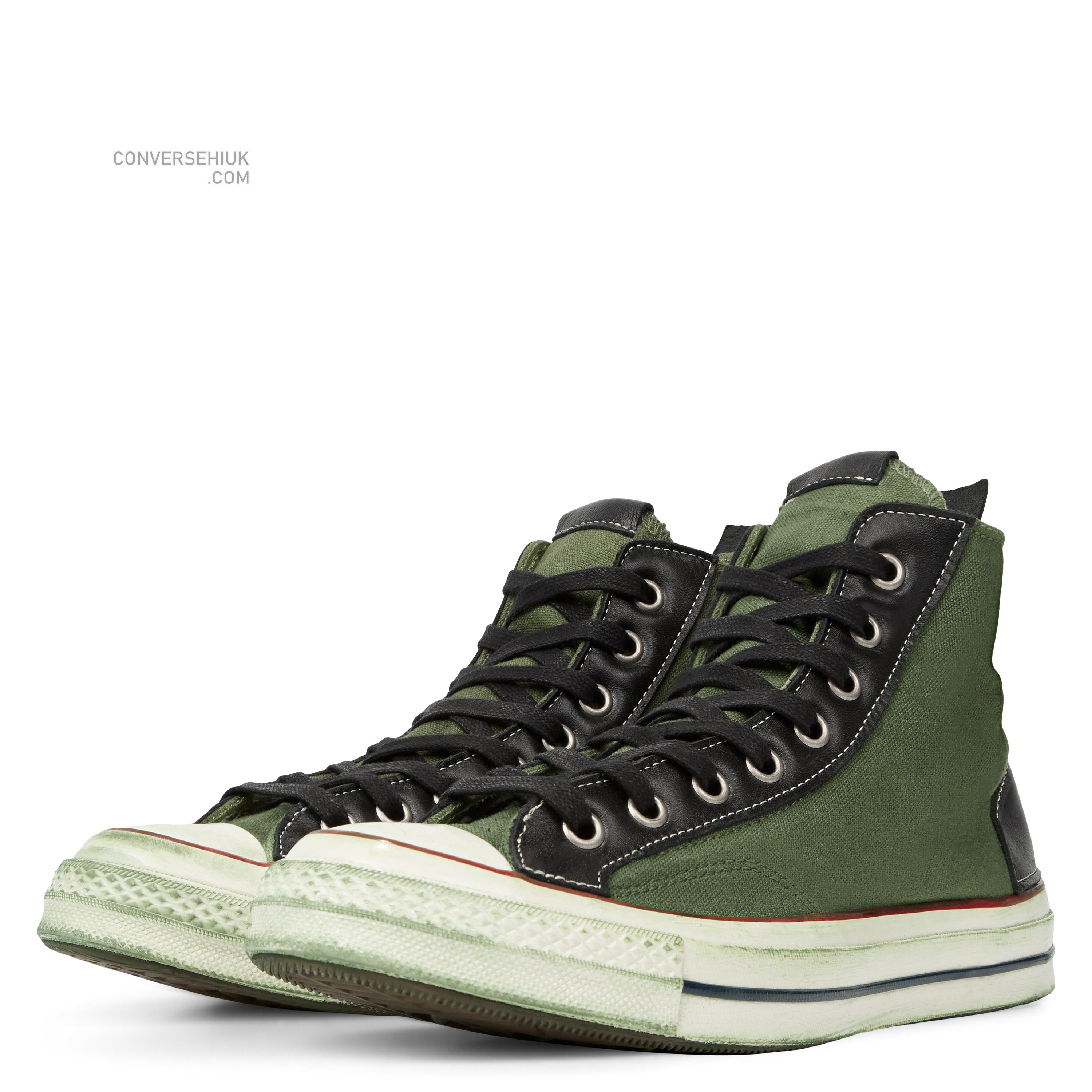 Converse Chuck 70 Vintage High Top Parchment/space Vintage/green 165802C Shoes