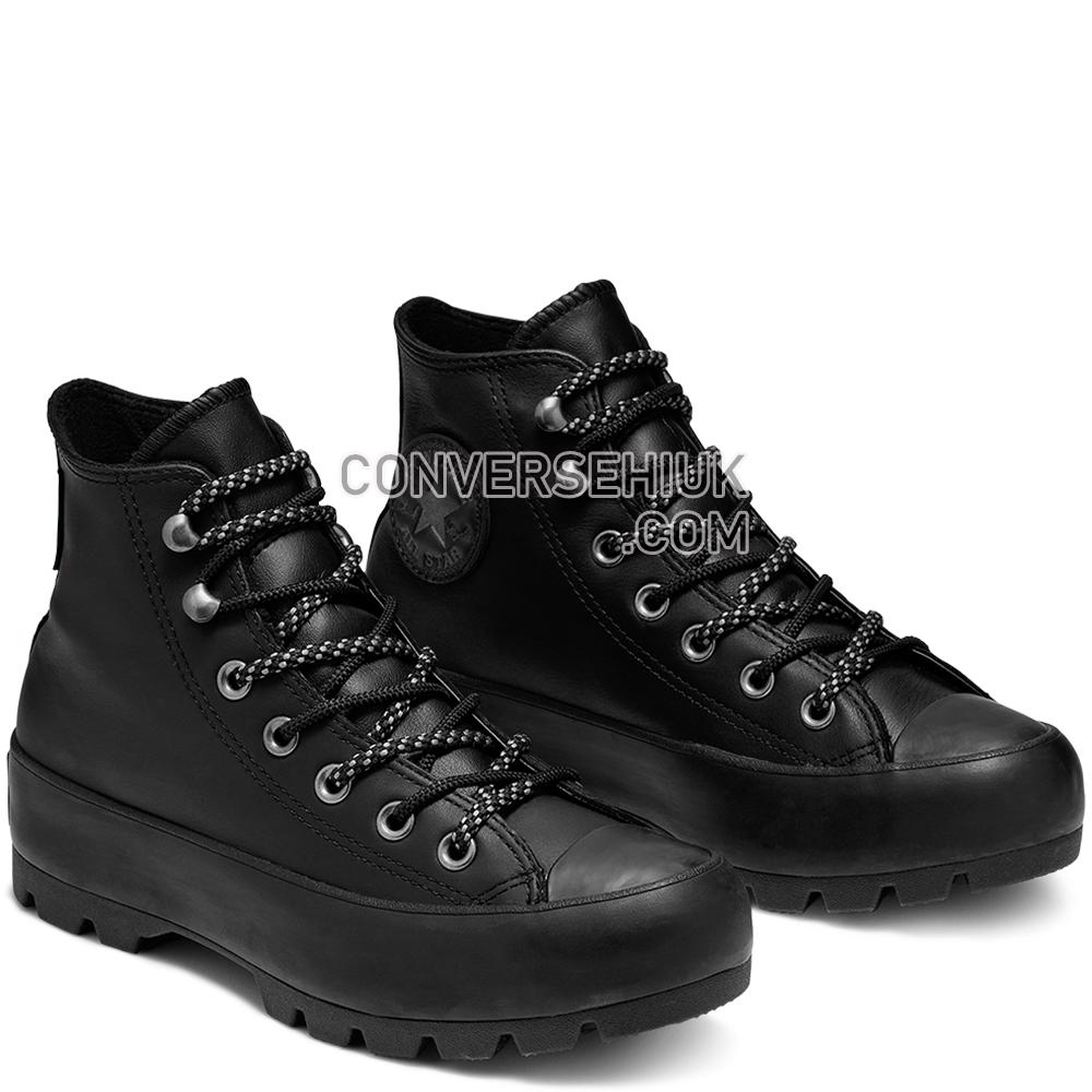 Converse Womens Winter GORE-TEX Lugged Chuck Taylor All Star Boot High Top Black/thunder Grey/mouse 566155C Shoes