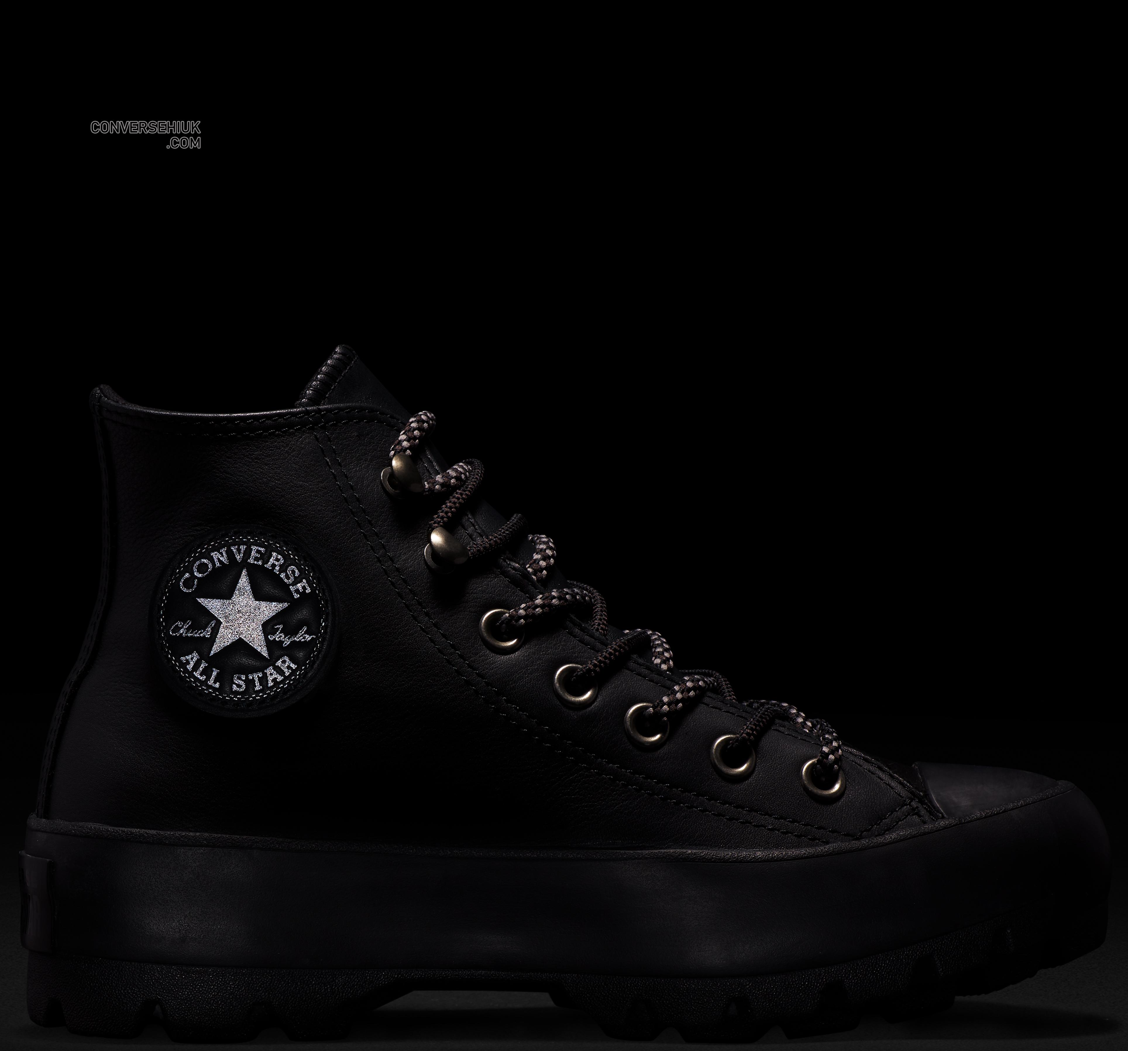 Converse Womens Winter GORE-TEX Lugged Chuck Taylor All Star Boot High Top Black/thunder Grey/mouse 566155C Shoes