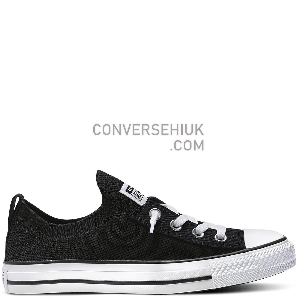 Converse Chuck Taylor All Star Shoreline Knit Slip Black/white/black 565489C Shoes