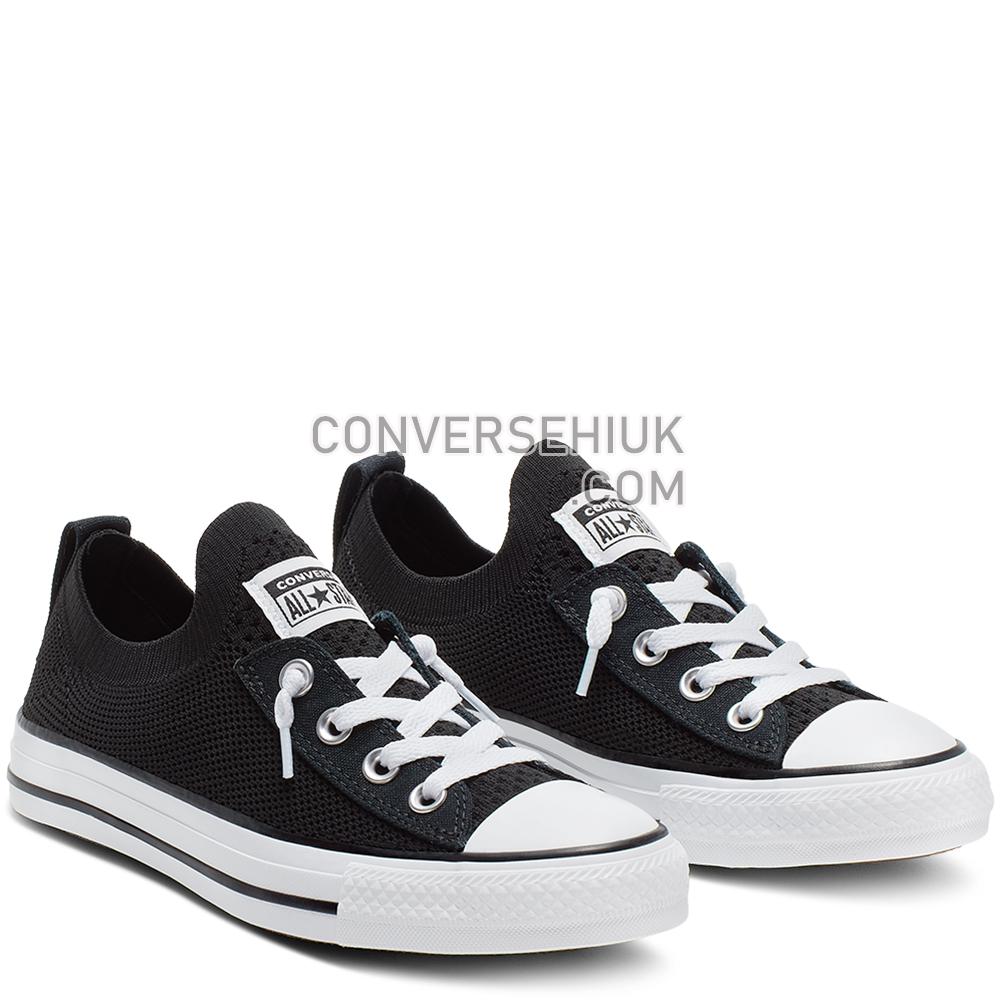 Converse Chuck Taylor All Star Shoreline Knit Slip Black/white/black 565489C Shoes