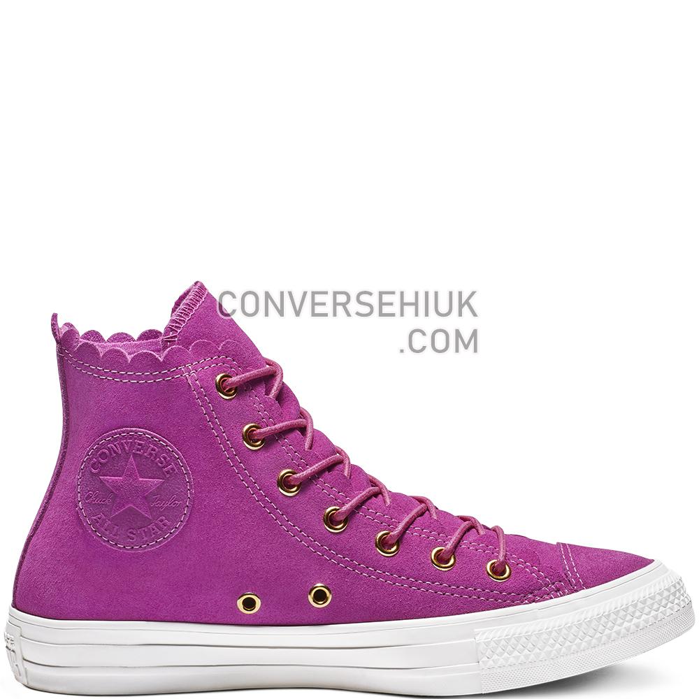 Converse Chuck Taylor All Star Frilly Thrills Active Fuchsia/gold/egret 563424C Shoes