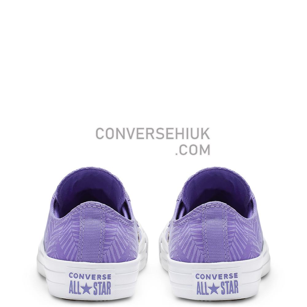 Converse Chuck Taylor All Star Summer Palms Low Top Wild Lilac/antique Brass/white 564114C Shoes