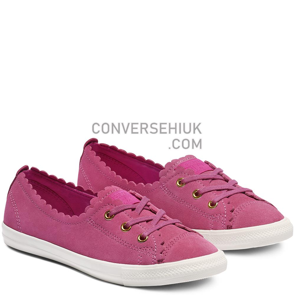 Converse Chuck Taylor All Star Ballet Lace Active Fuschia/gold/egret 563484C Shoes