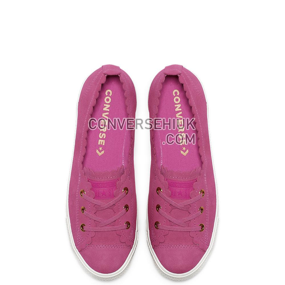 Converse Chuck Taylor All Star Ballet Lace Active Fuschia/gold/egret 563484C Shoes