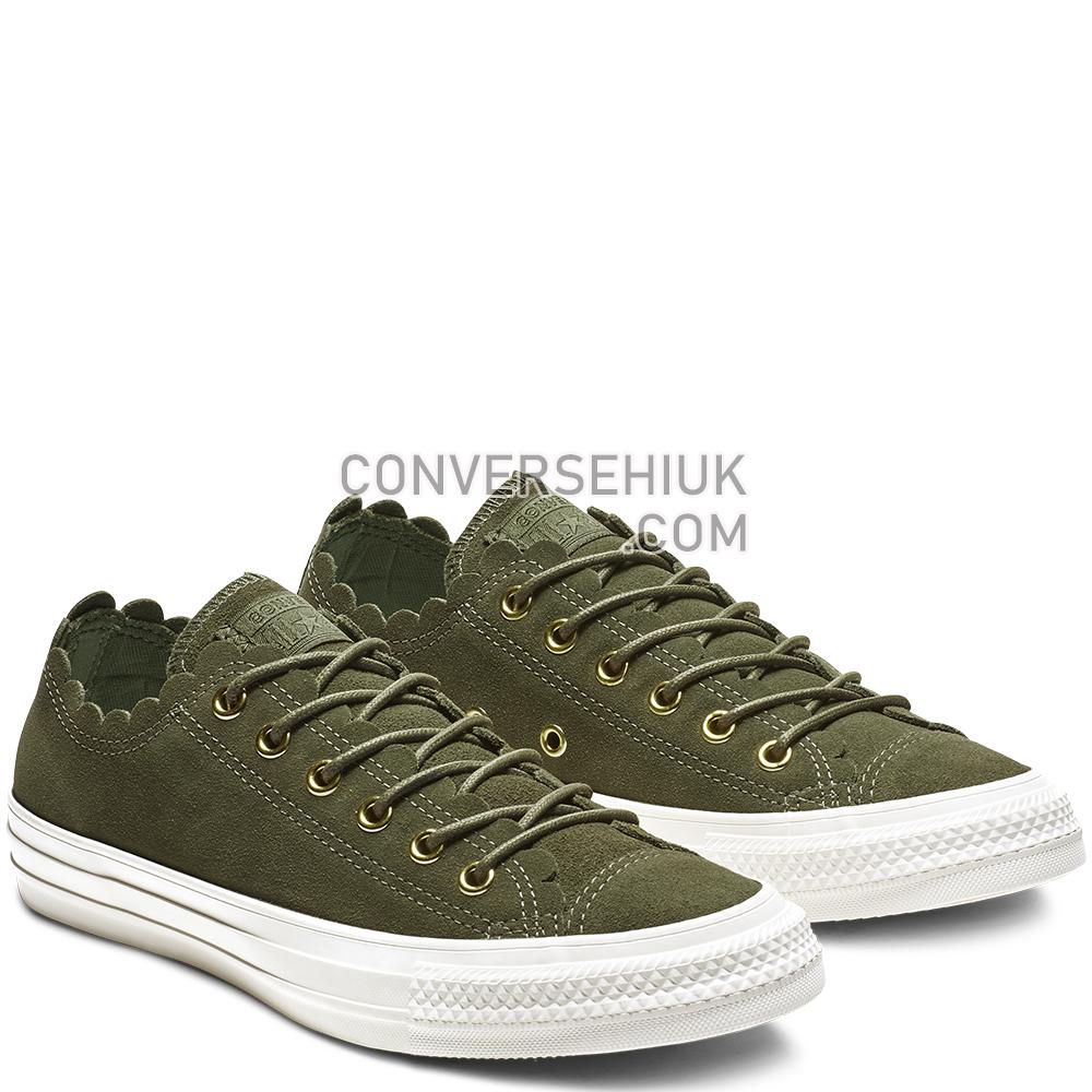 Converse Chuck Taylor All Star Frilly Thrills Field Surplus/gold/egret 563415C Shoes