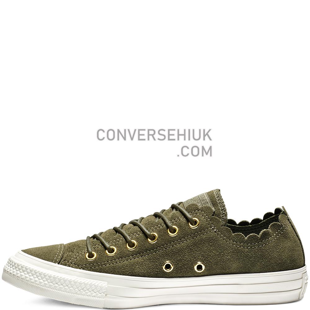 Converse Chuck Taylor All Star Frilly Thrills Field Surplus/gold/egret 563415C Shoes