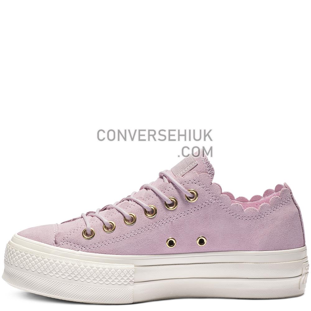 Converse Chuck Taylor All Star Platform Frilly Thrills Low Top Pink Foam/gold/egret 563500C Shoes