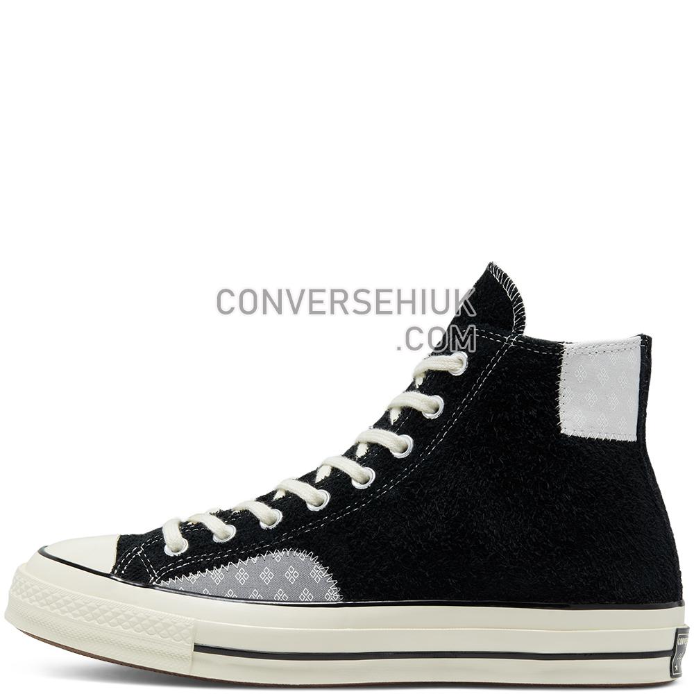 Converse CHUCK 70 HI PHOTON DUST/RUSH BLUE Black/mouse/egret 166855C Shoes