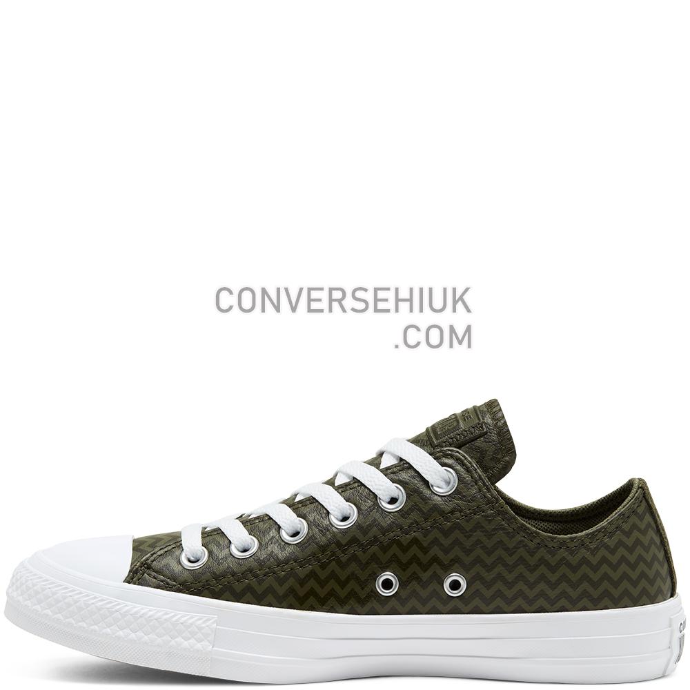 Converse Leather Chevron Chuck Taylor All Star Utility Green/field Surplus 566131C Shoes