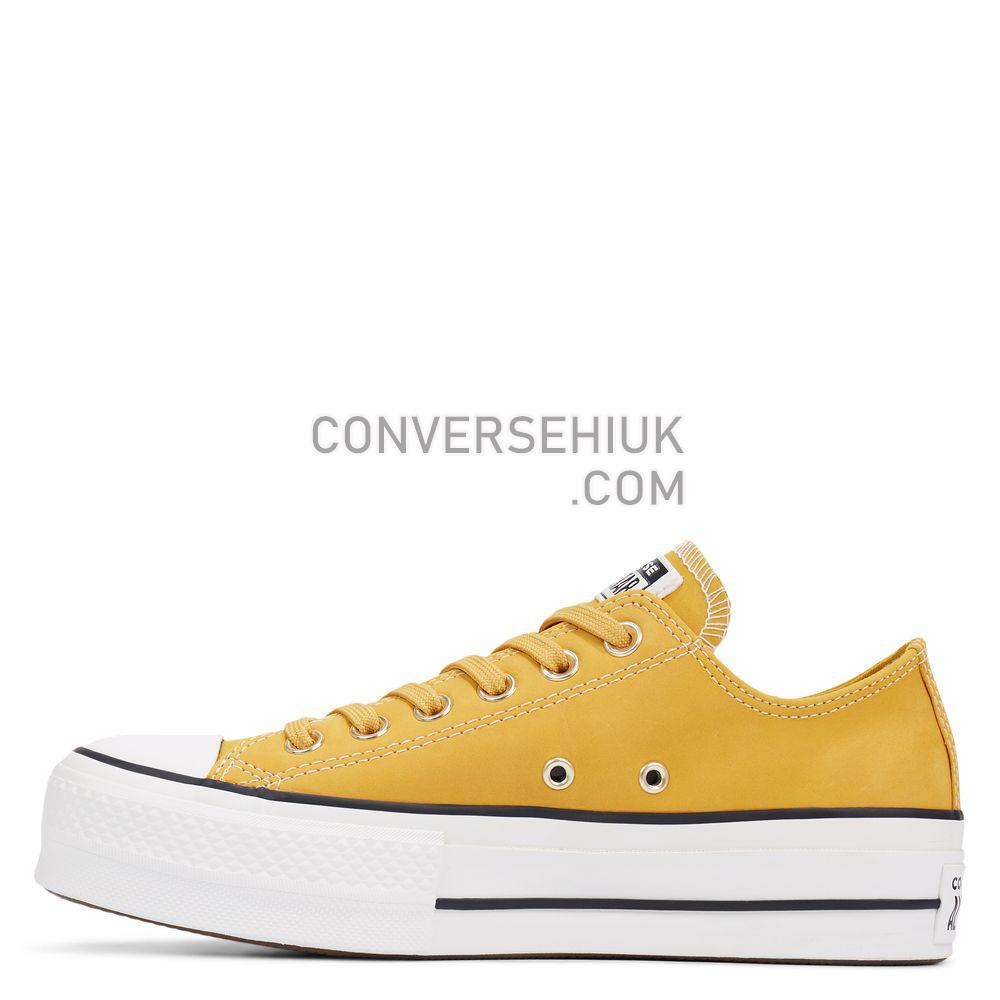 Converse Chuck Taylor All Star Platform Nubuck Low Top Gold Dart/vintage White/black 565856C Shoes