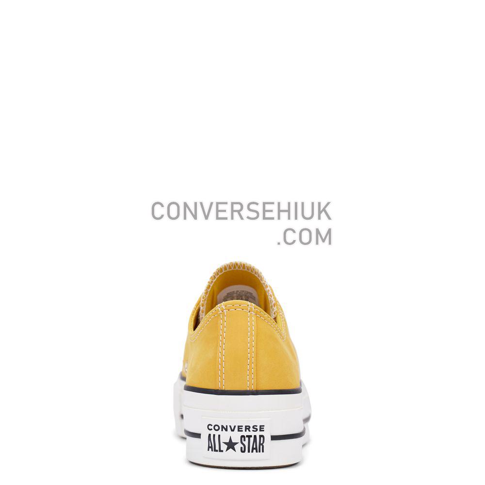 Converse Chuck Taylor All Star Platform Nubuck Low Top Gold Dart/vintage White/black 565856C Shoes