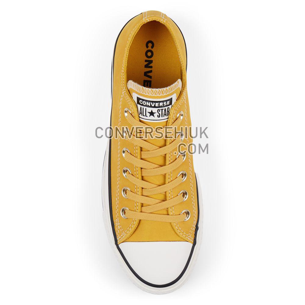 Converse Chuck Taylor All Star Platform Nubuck Low Top Gold Dart/vintage White/black 565856C Shoes