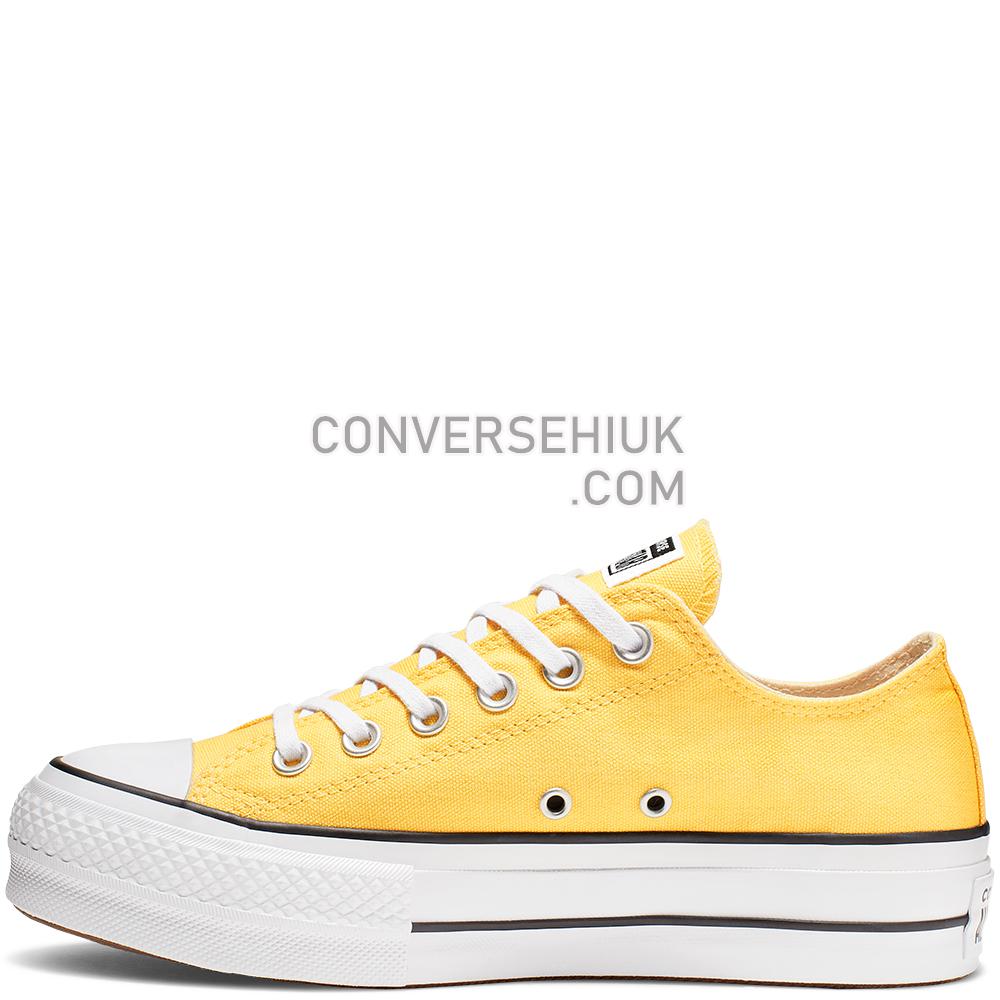 Converse Chuck Taylor All Star Lift Low-Top Butter Yellow/black/white 564385C Shoes