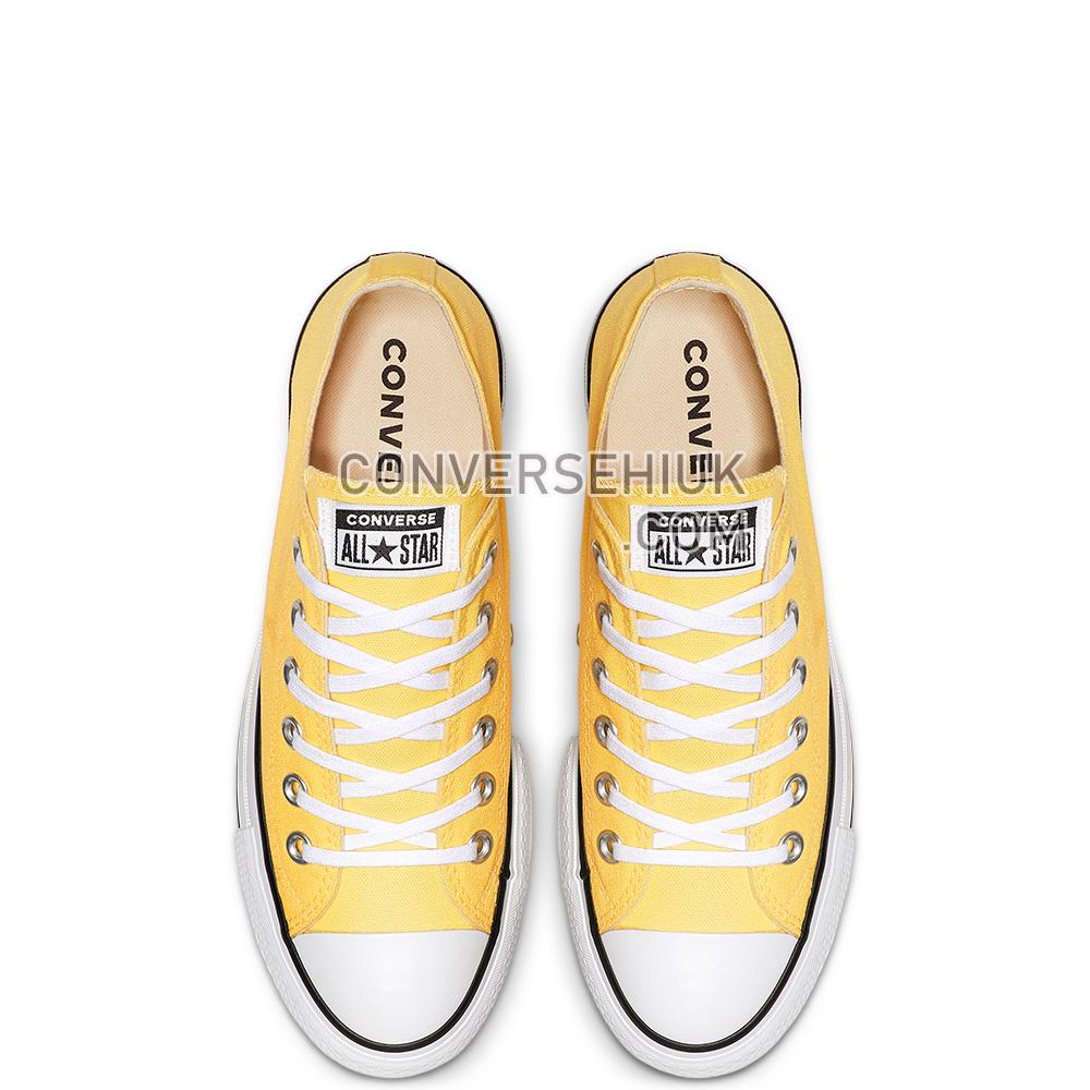 Converse Chuck Taylor All Star Lift Low-Top Butter Yellow/black/white 564385C Shoes