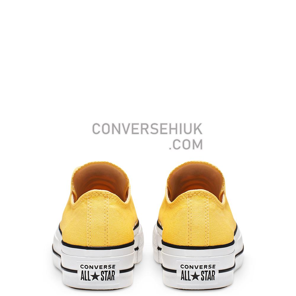 Converse Chuck Taylor All Star Lift Low-Top Butter Yellow/black/white 564385C Shoes