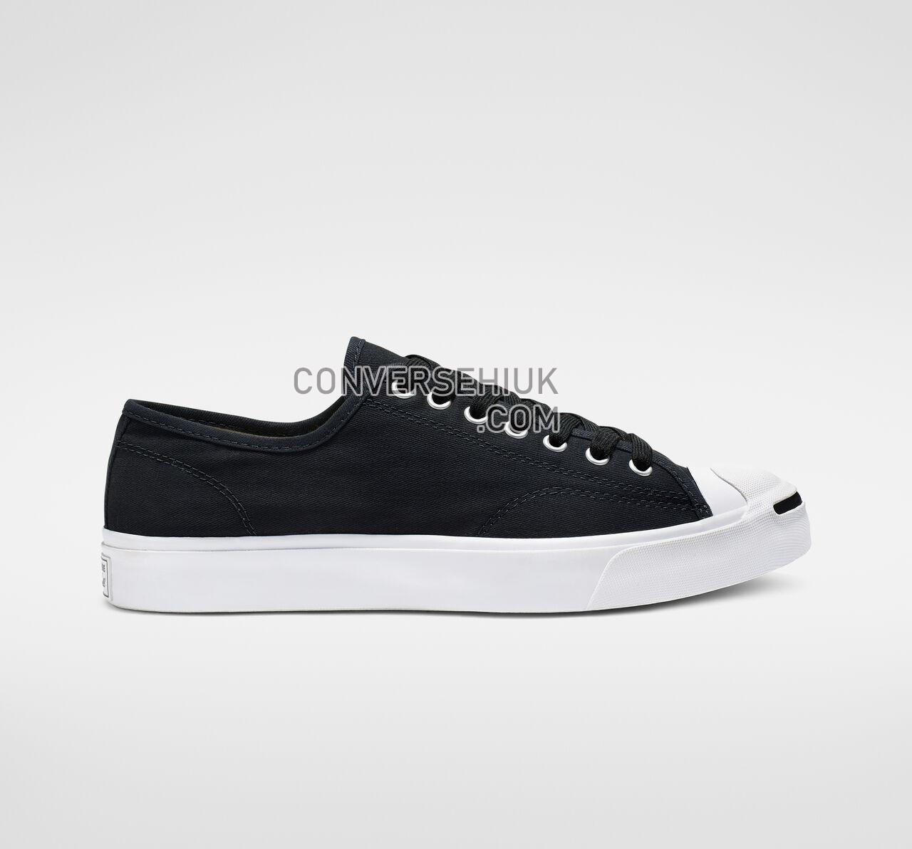 Converse Jack Purcell Canvas Low Top Black/White/Black 164056C Shoes