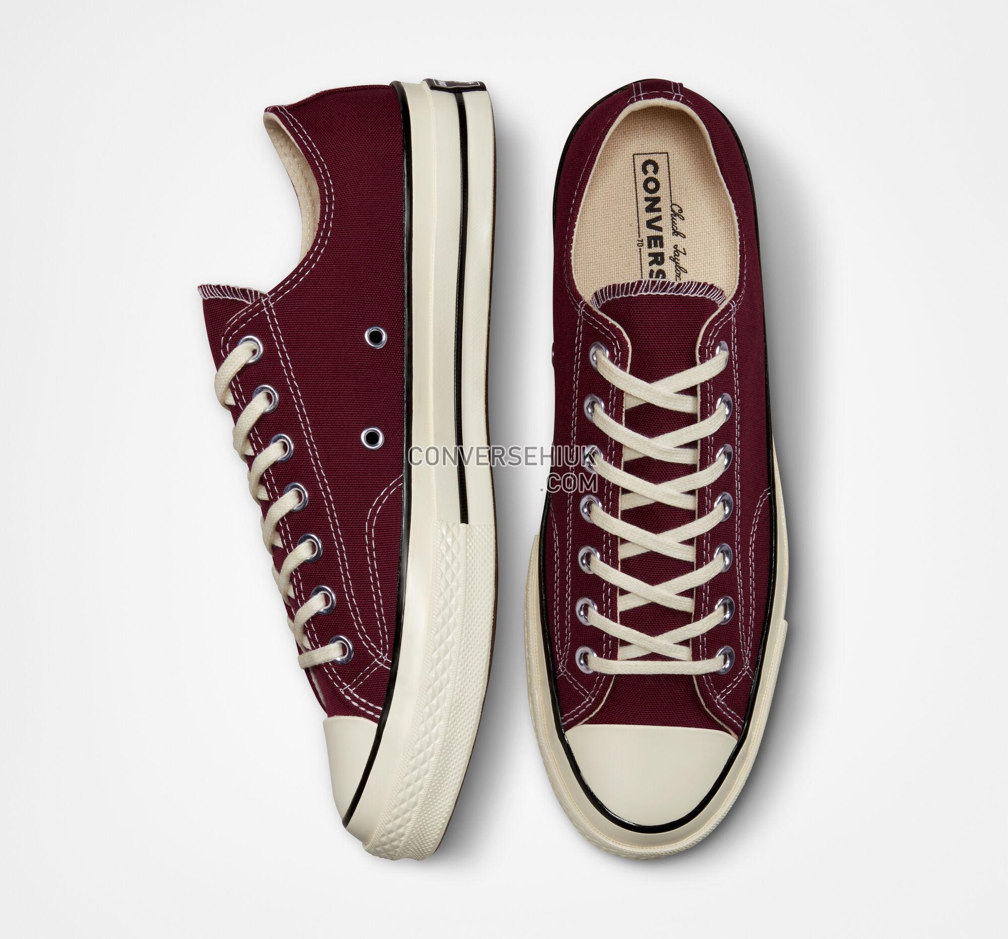 Converse Chuck 70 Vintage Canvas Dark Beetroot/Egret/Black A01450C Shoes