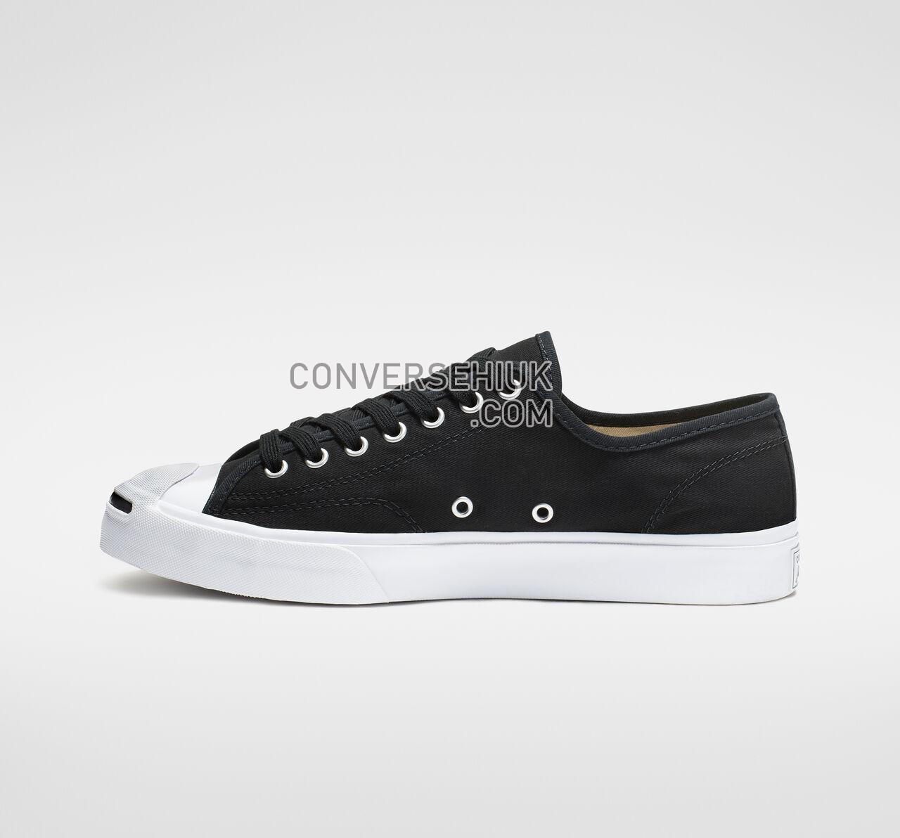 Converse Jack Purcell Canvas Low Top Black/White/Black 164056C Shoes