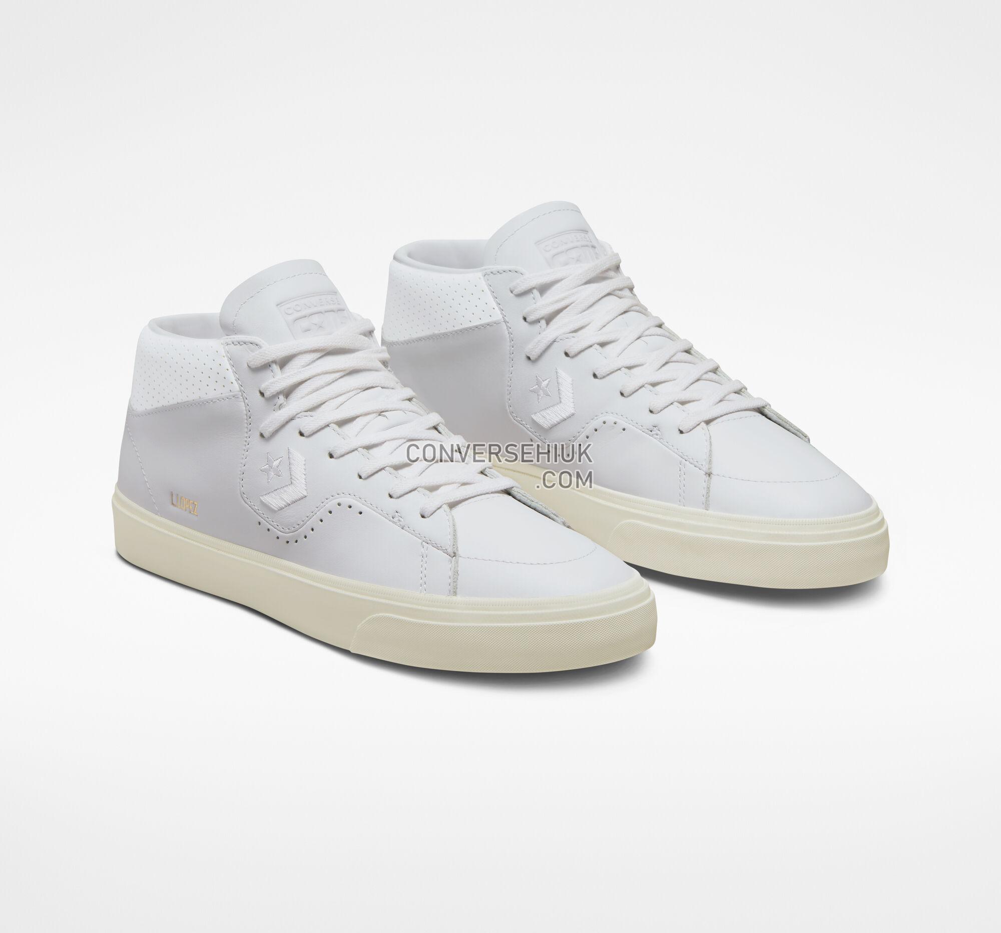 Converse CONS Louie Lopez Pro Mono Leather White/White/Egret A05090C Shoes