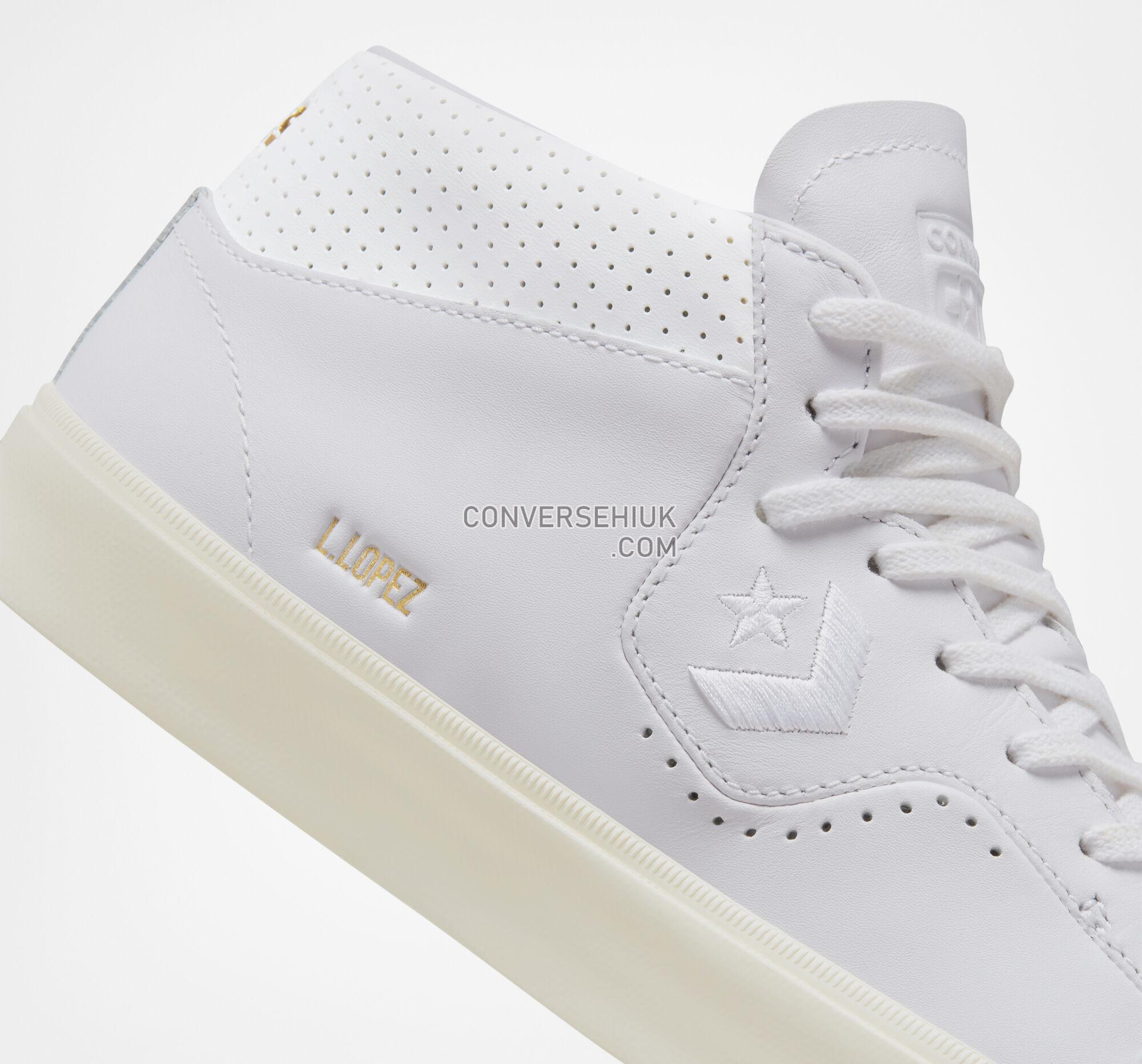 Converse CONS Louie Lopez Pro Mono Leather White/White/Egret A05090C Shoes