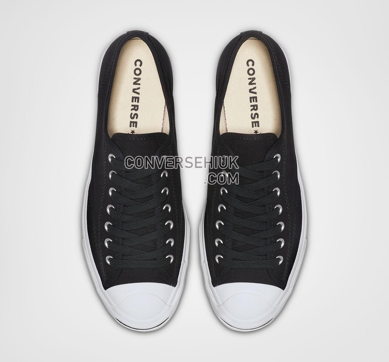 Converse Jack Purcell Canvas Low Top Black/White/Black 164056C Shoes