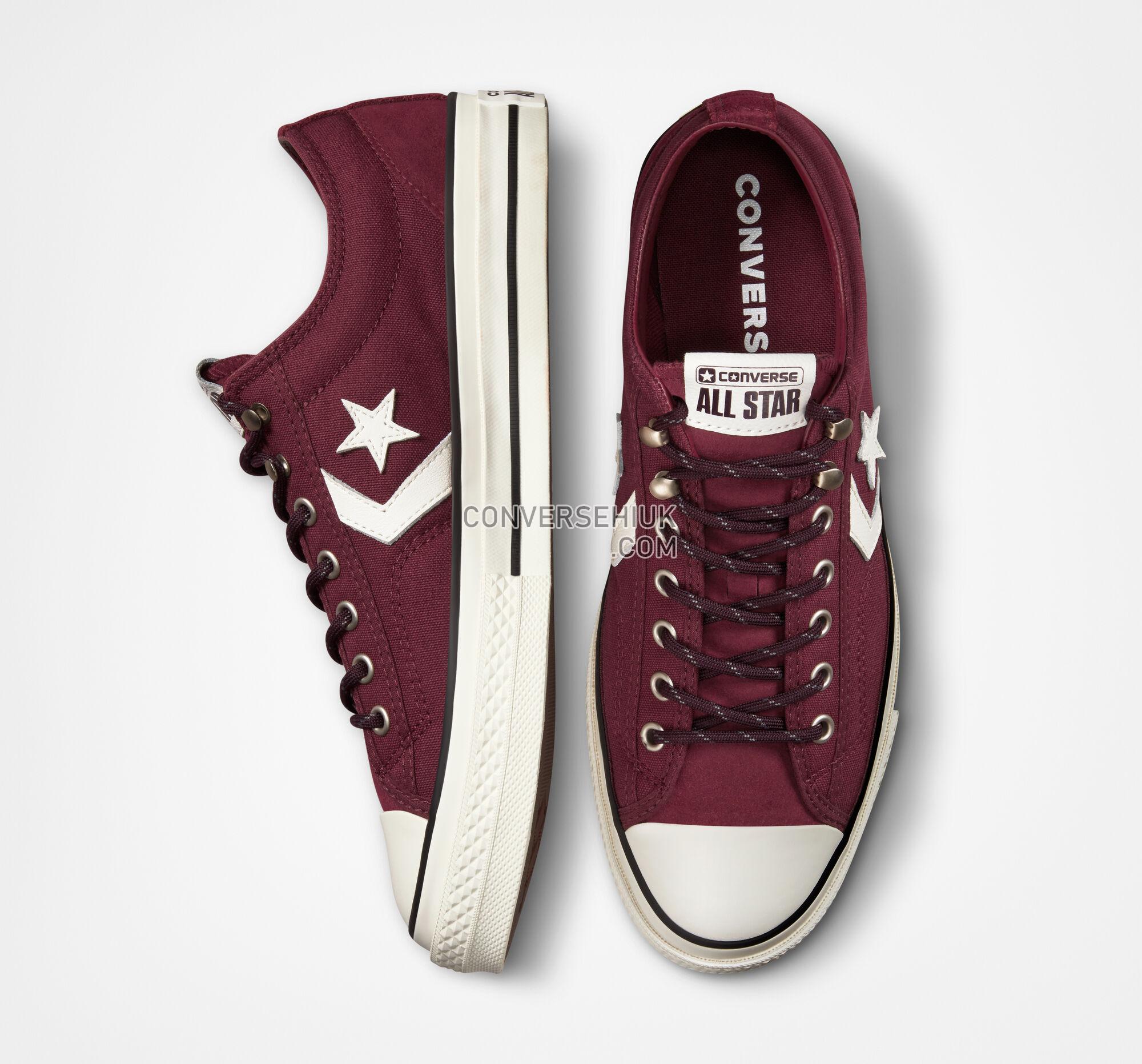 Converse Star Player 76 Retro Hike Deep Bordeaux/Egret/Black A04250C Shoes