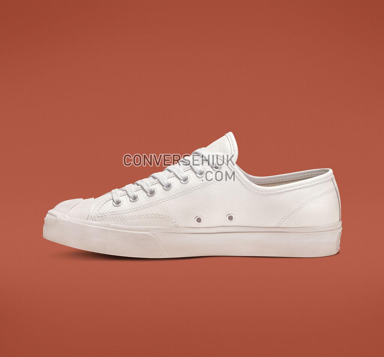 Converse Jack Purcell Leather Low Top White/White/White 164225C Shoes