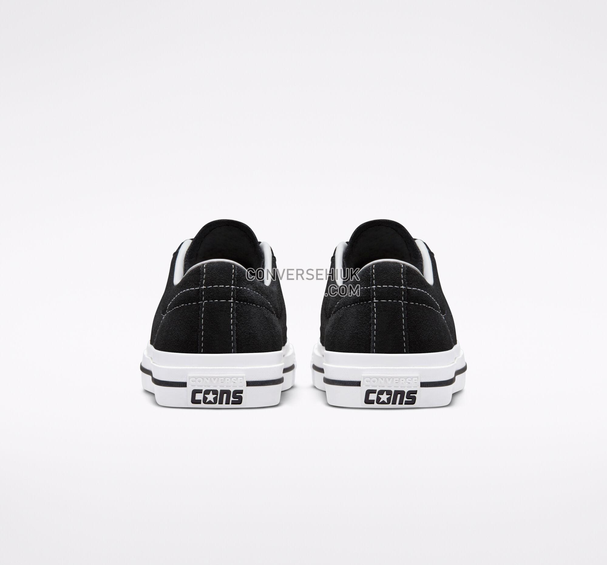 Converse CONS One Star Pro Suede Black/Black/White 171327C Shoes