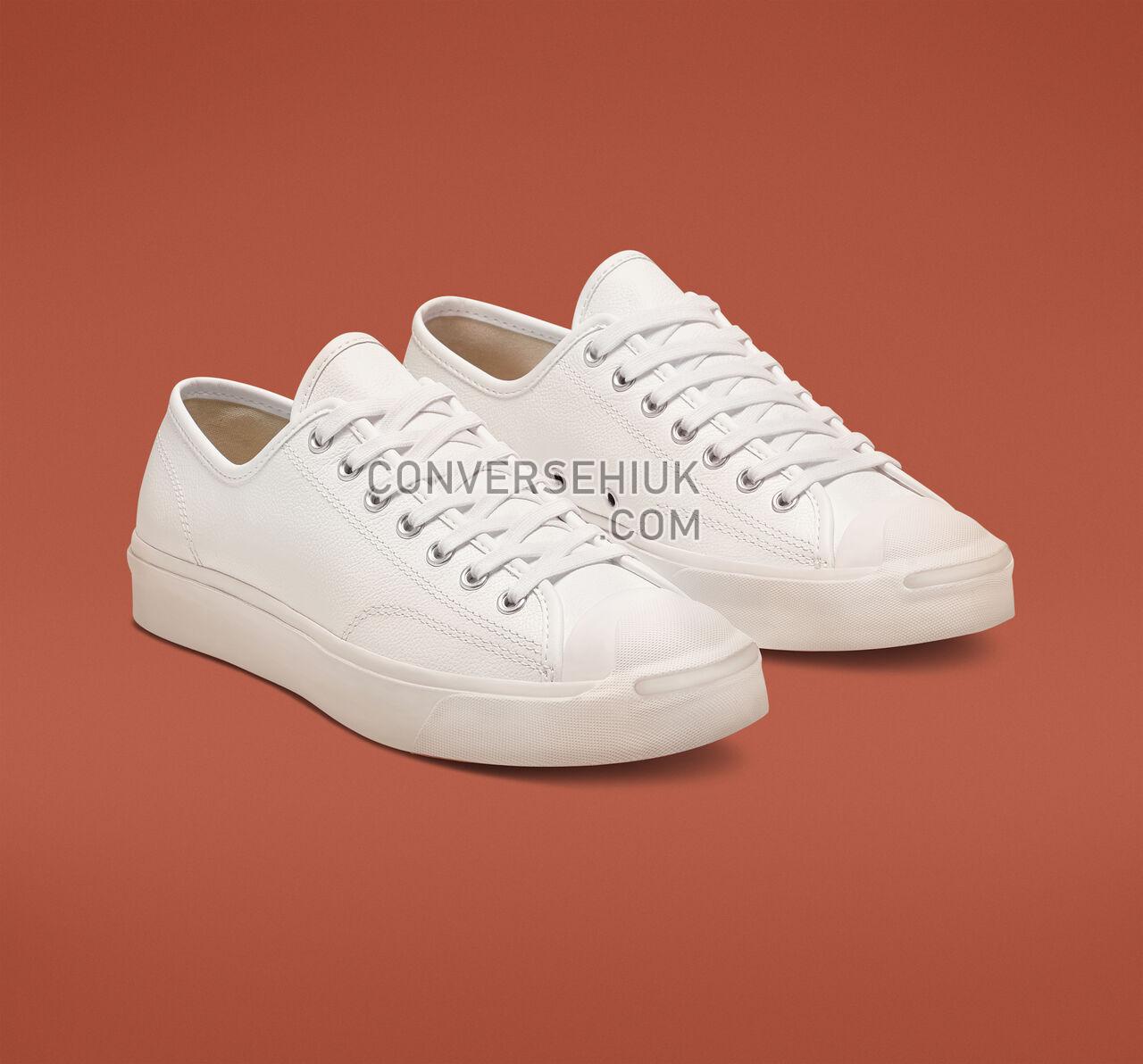 Converse Jack Purcell Leather Low Top White/White/White 164225C Shoes