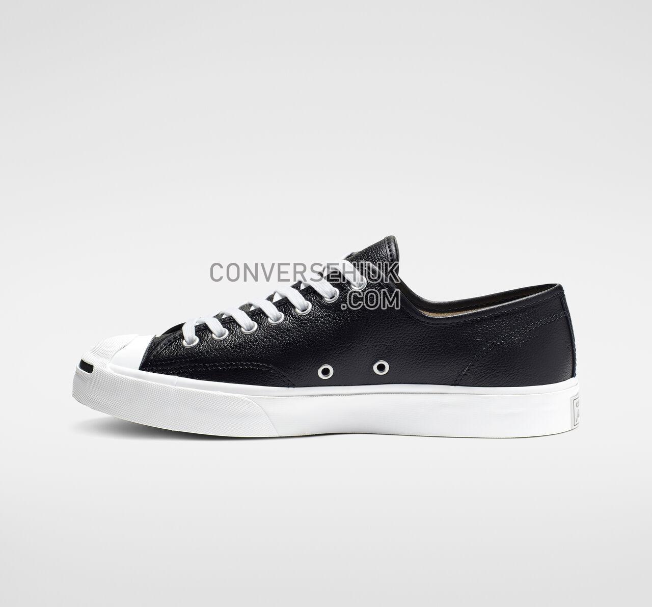 Converse Jack Purcell Leather Low Top Black/White/White 164224C Shoes