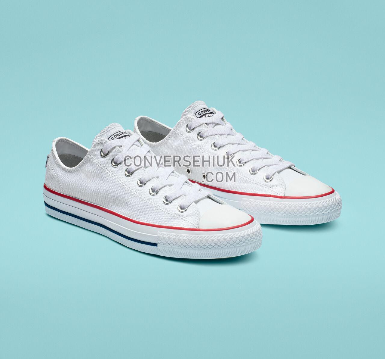 Converse CTAS Pro Low Top White/Red/Insignia Blue 159699C Shoes