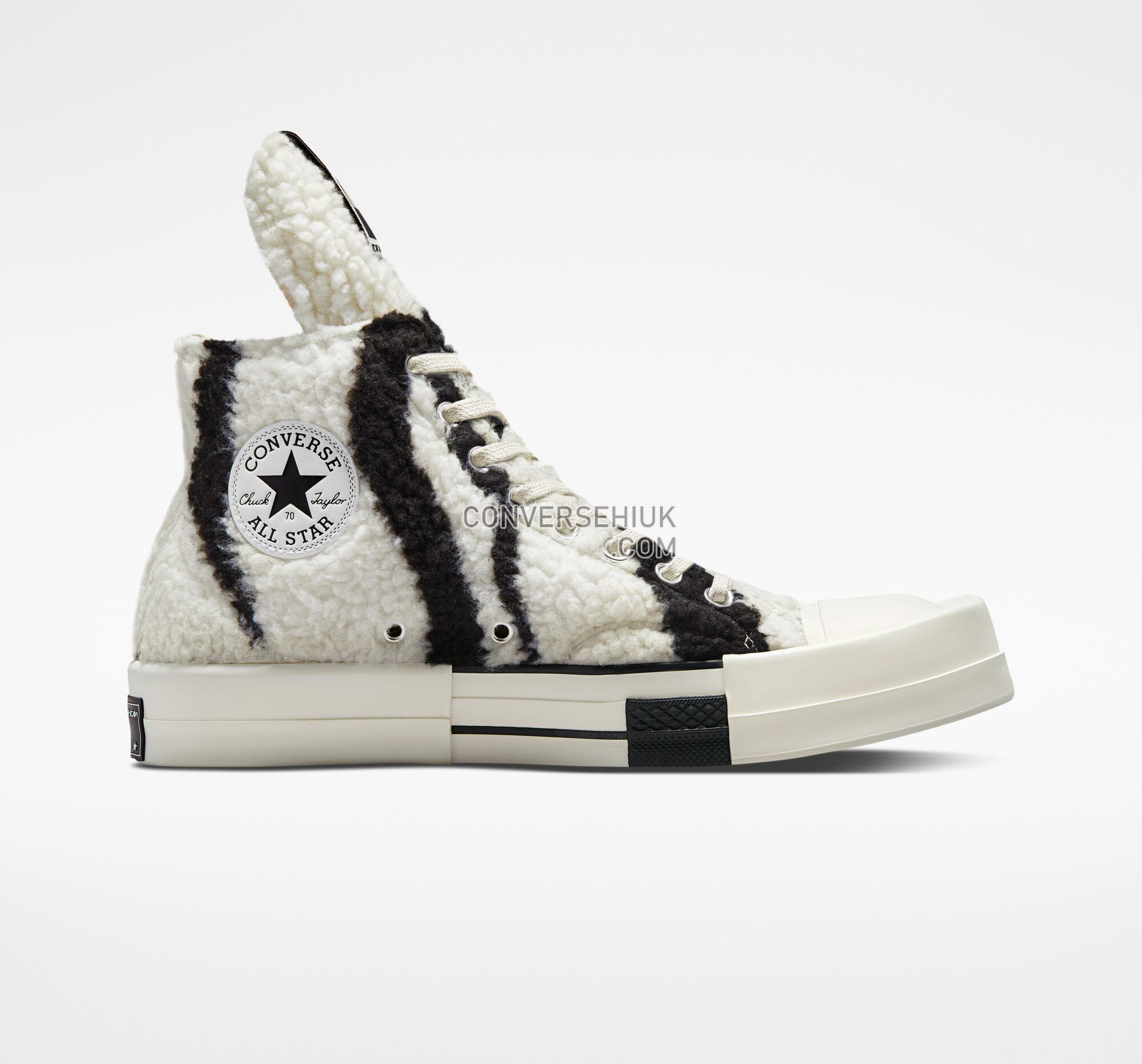 Converse x DRKSHDW TURBODRK Chuck 70 Lily White/Black/Egret A03943C Shoes