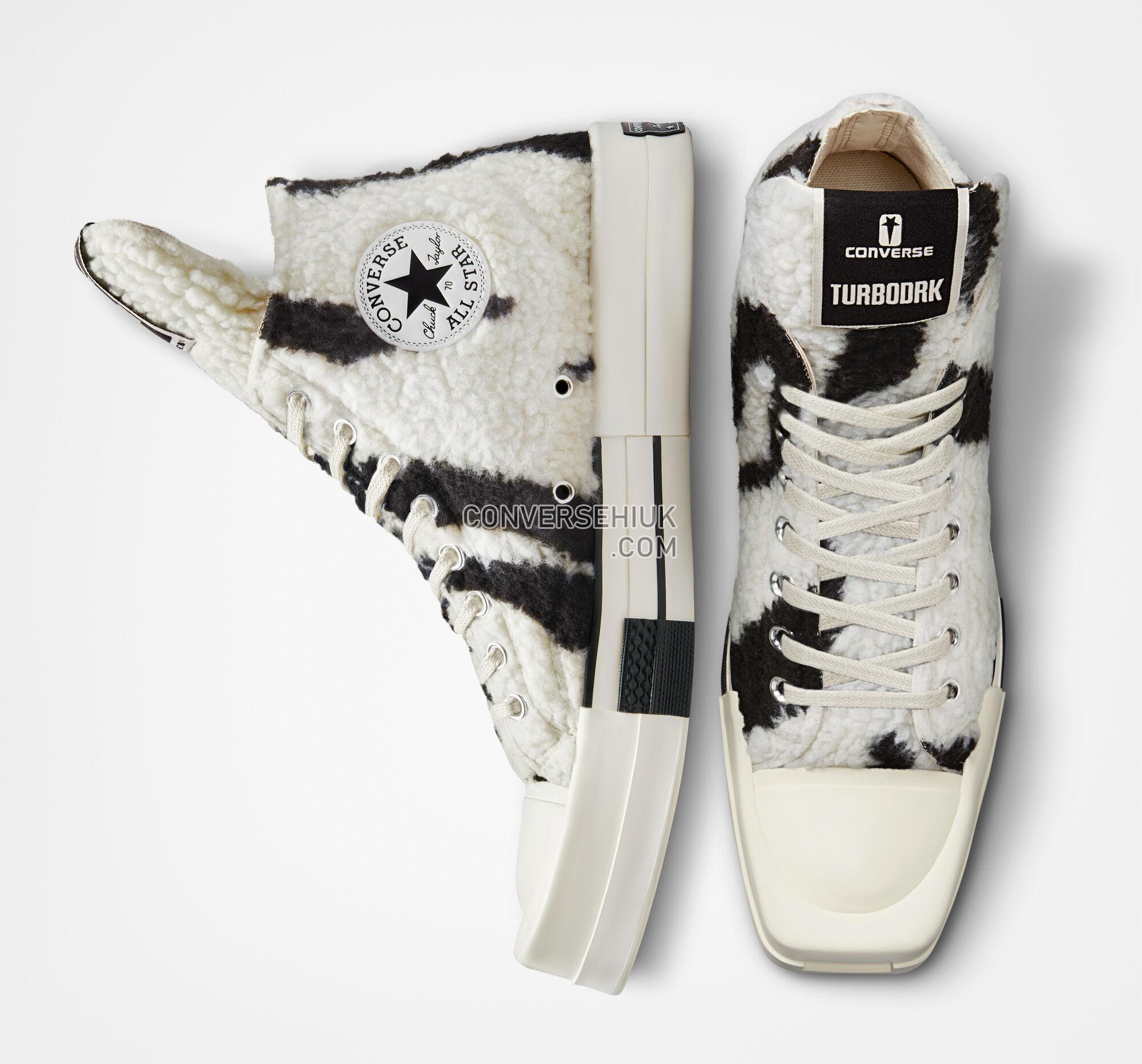 Converse x DRKSHDW TURBODRK Chuck 70 Lily White/Black/Egret A03943C Shoes