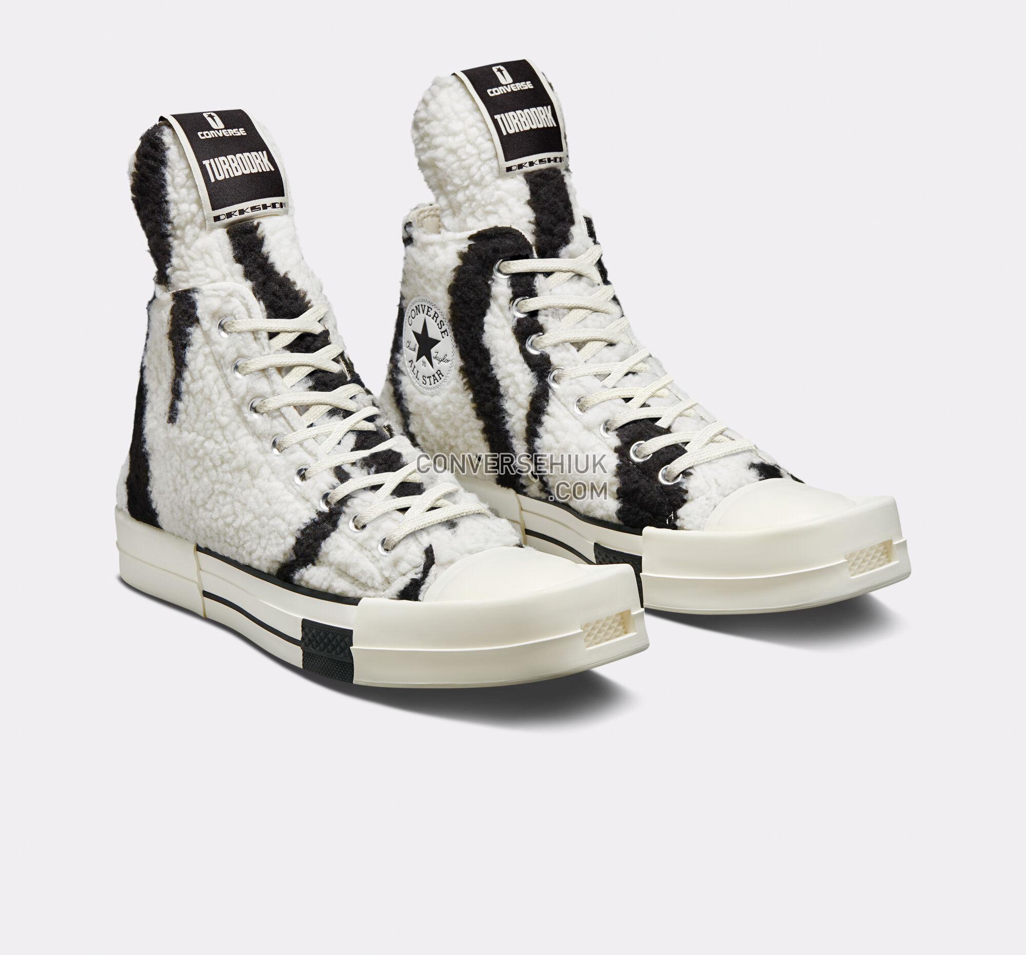 Converse x DRKSHDW TURBODRK Chuck 70 Lily White/Black/Egret A03943C Shoes