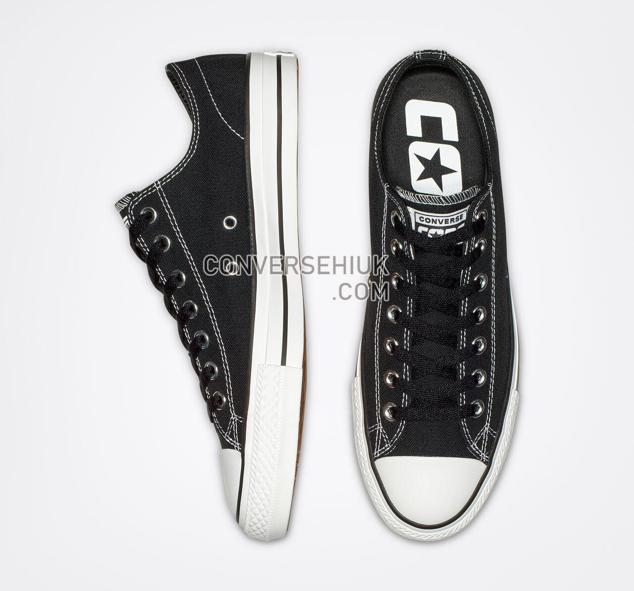 Converse CTAS Pro Low Top Black/Black/White 159576C Shoes