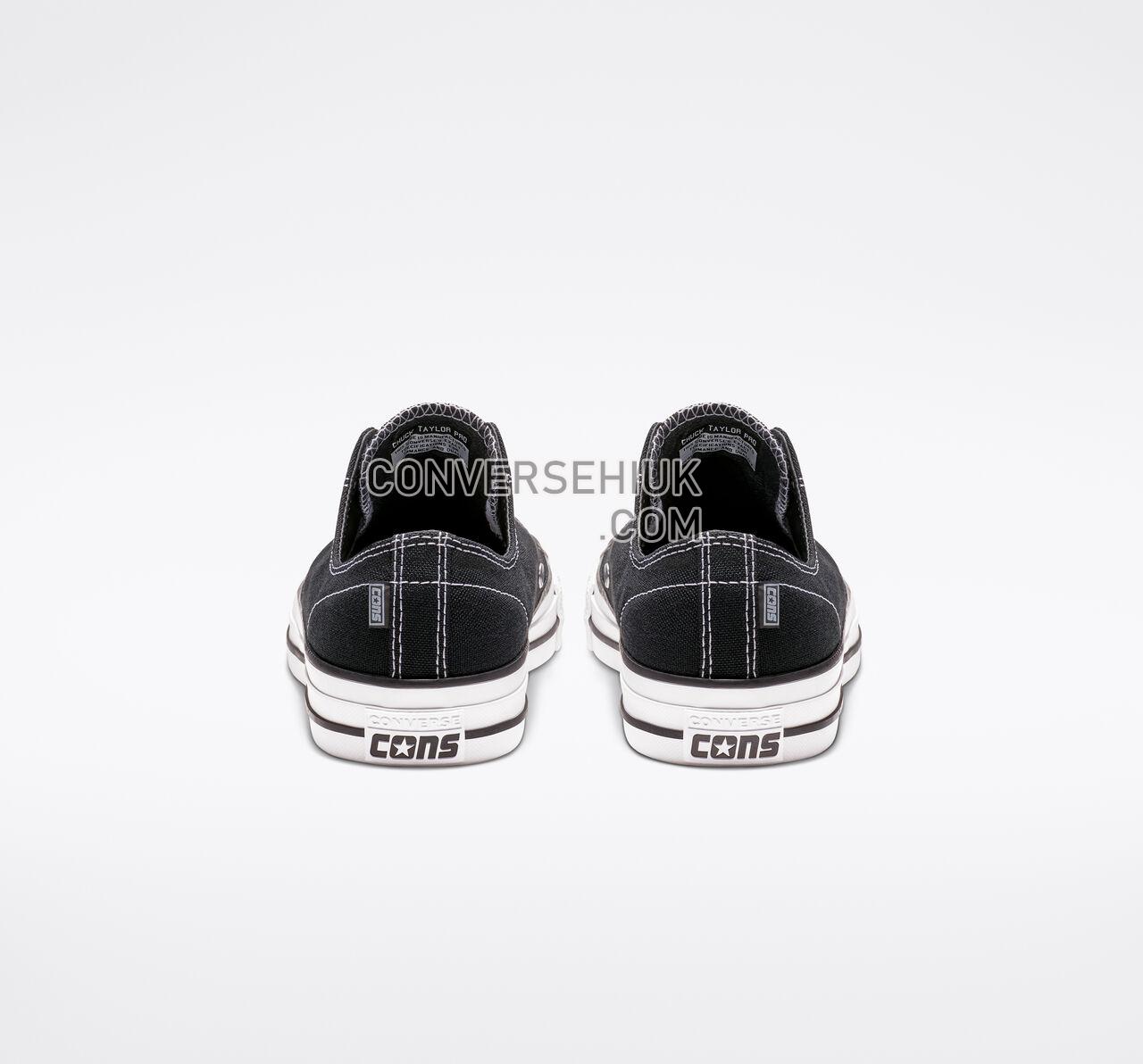 Converse CTAS Pro Low Top Black/Black/White 159576C Shoes