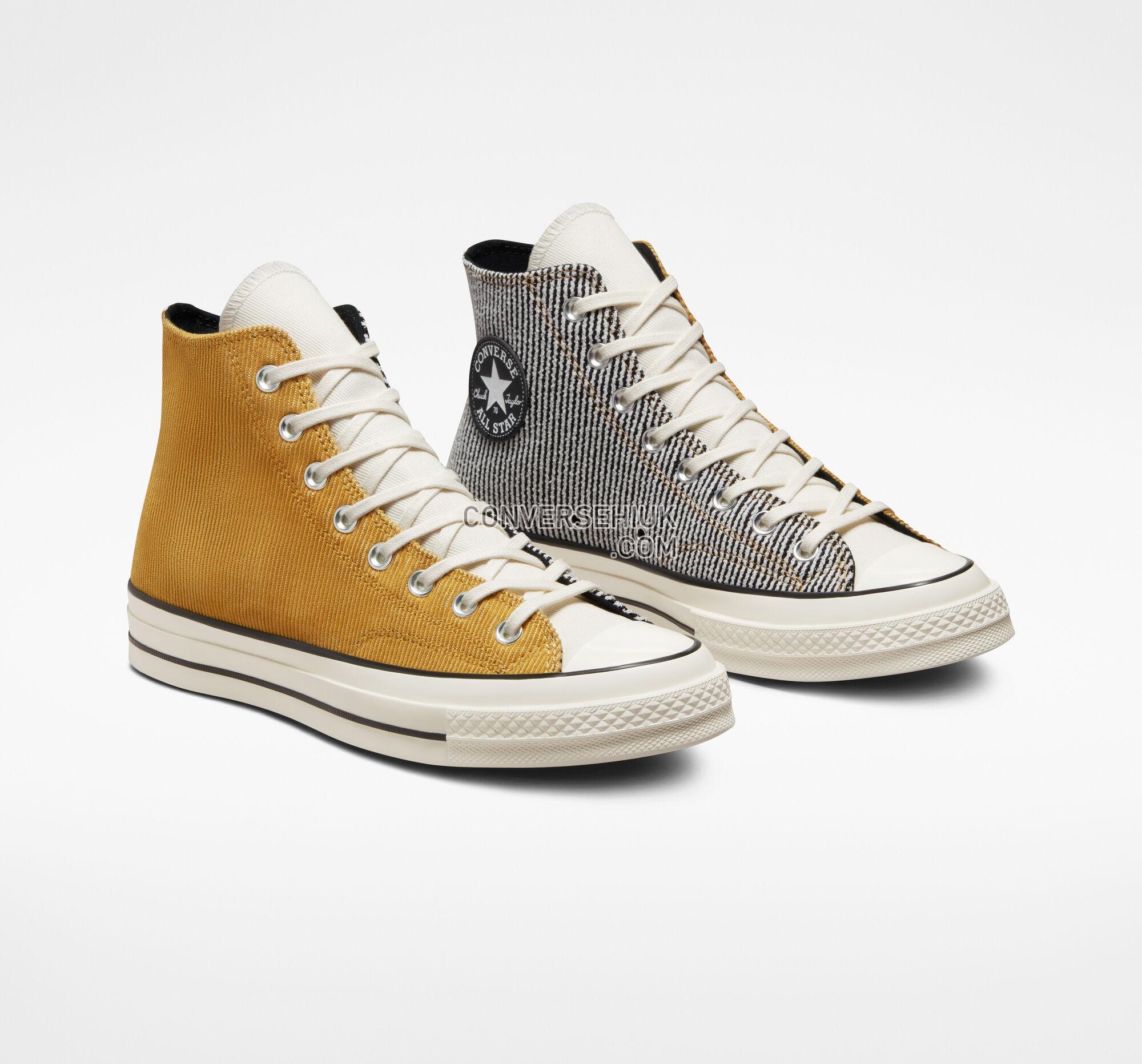 Converse Chuck 70 Textured Tri-Panel Burnt Honey/Egret/Black A02748C Shoes