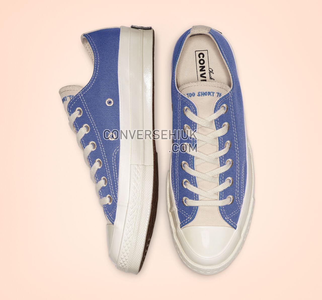 Converse Chuck 70 Renew Canvas Low Top Ozone Blue/Natural/Black 165422C Shoes