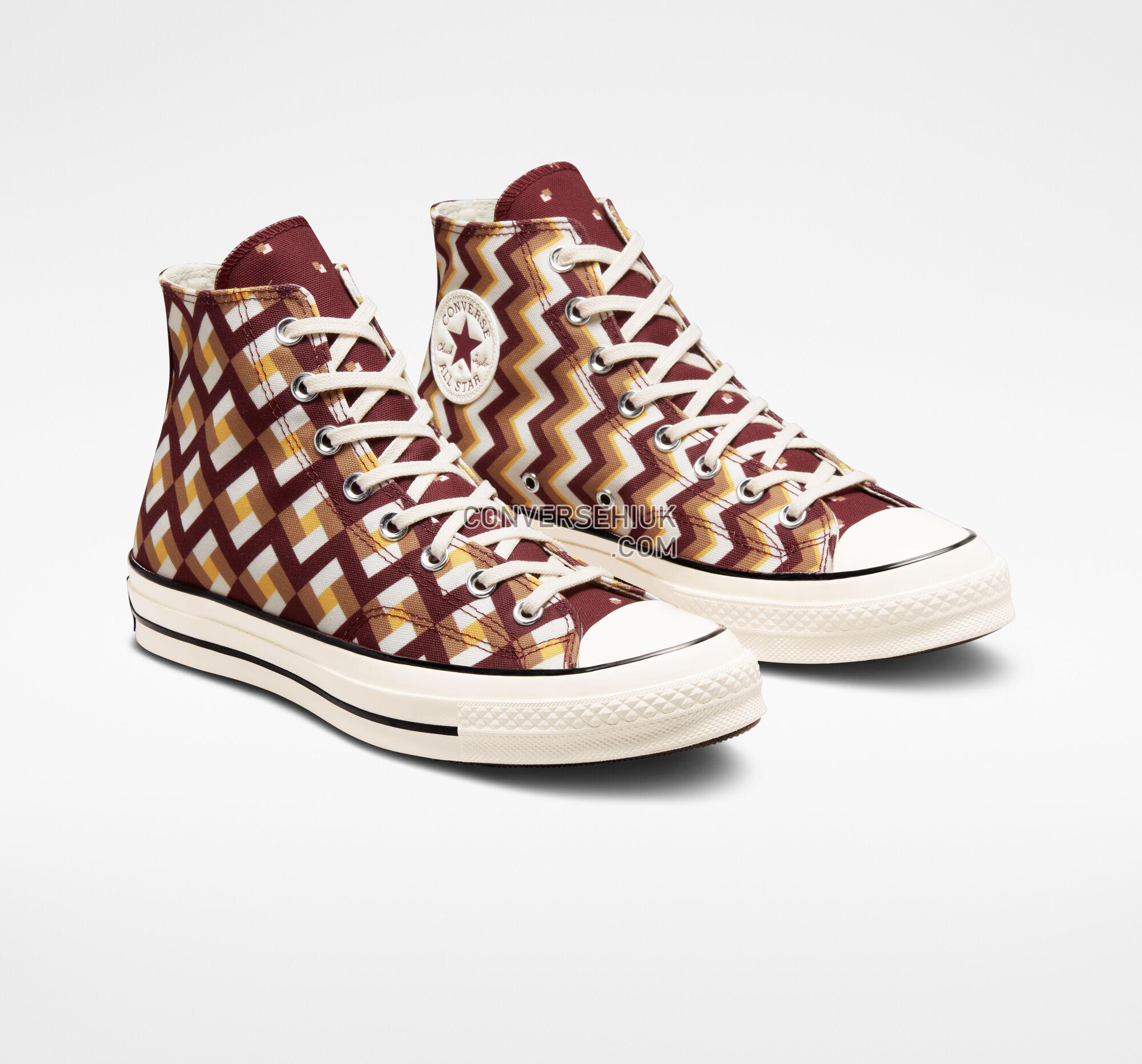 Converse Chuck 70 Twisted Classics Dark Beetroot/Dark Soba/Egret A04304C Shoes