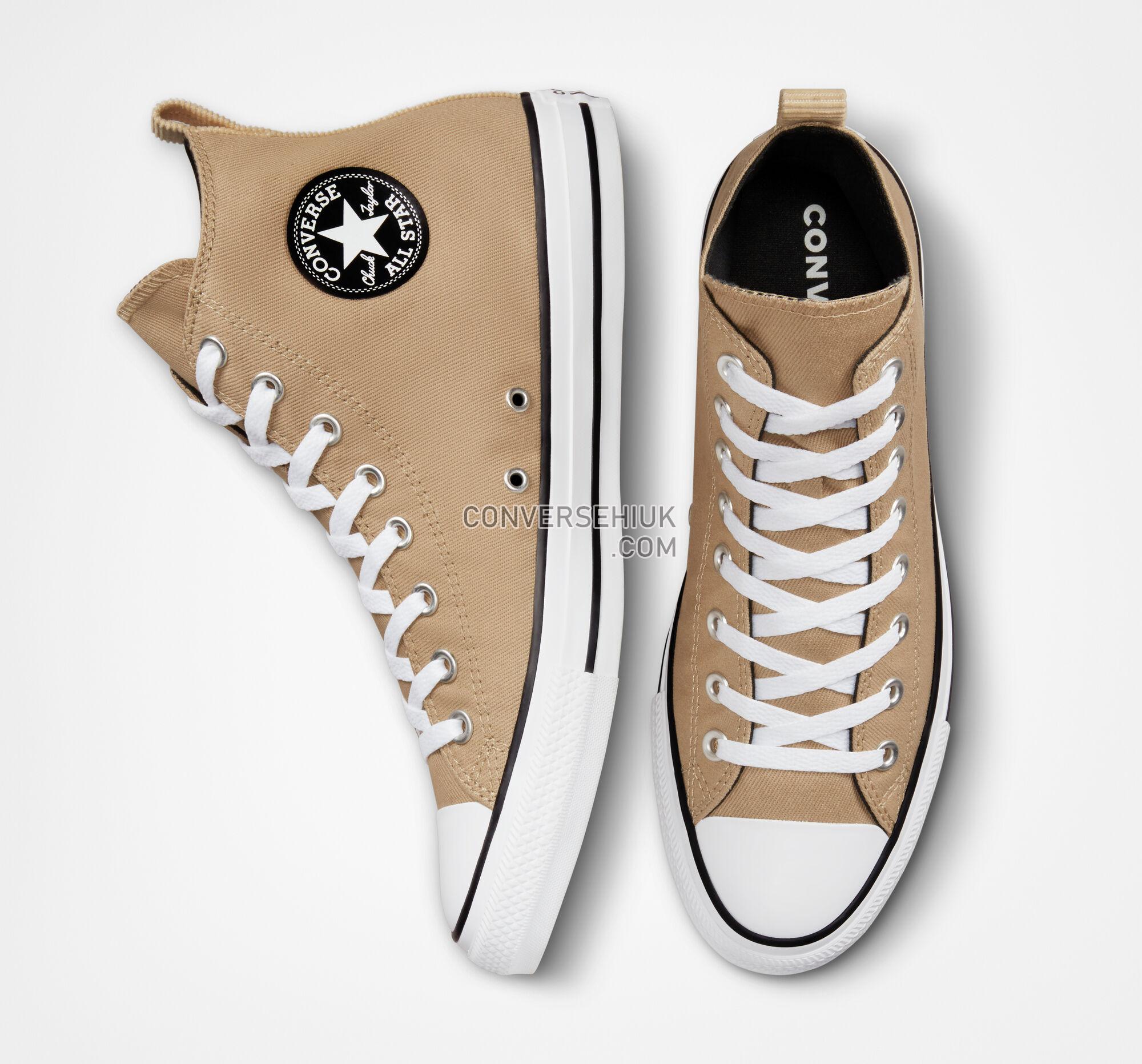 Converse Chuck Taylor All Star Woven Twill Nomad Khaki/Oat Milk/Black A02780F Shoes