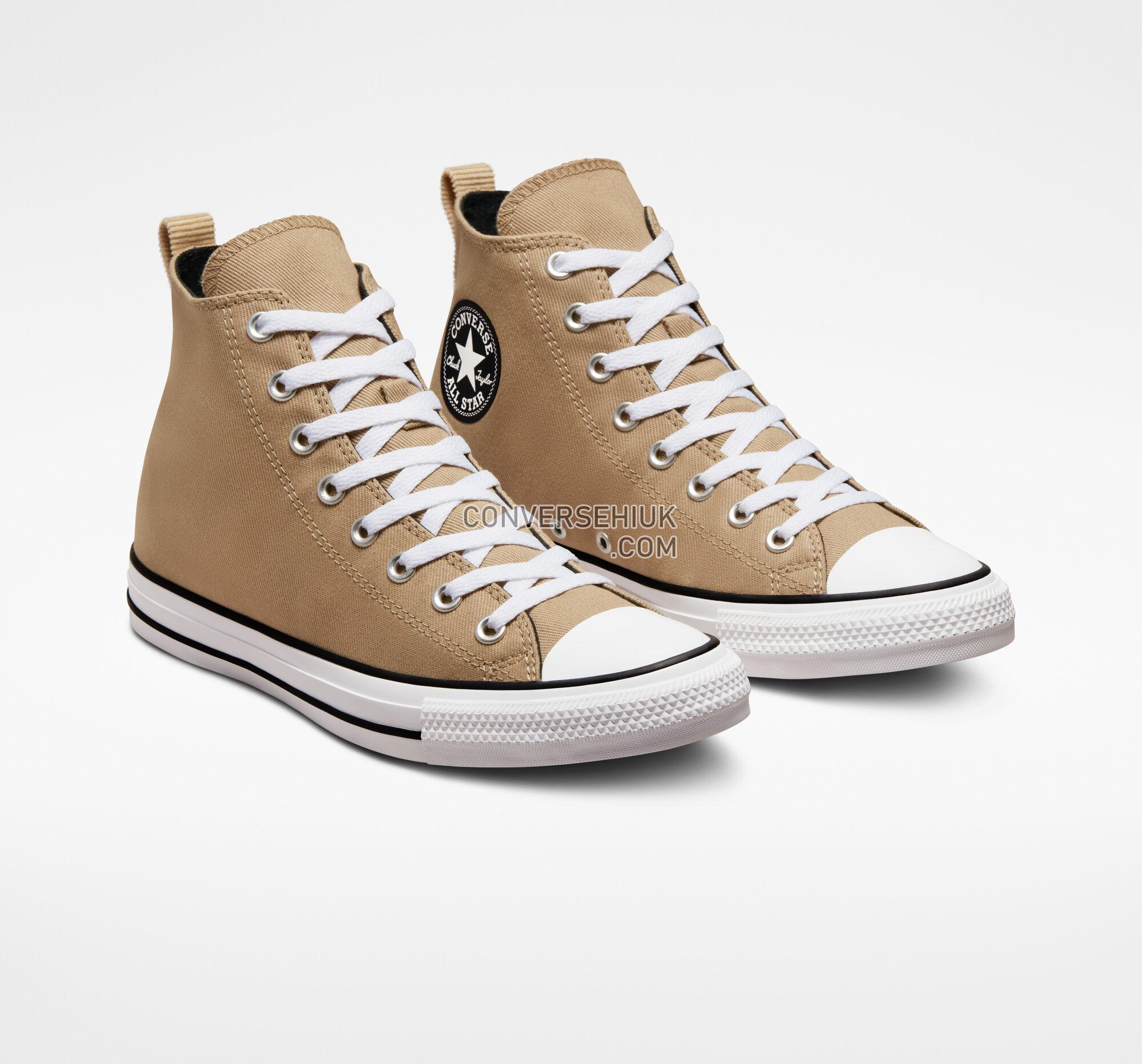 Converse Chuck Taylor All Star Woven Twill Nomad Khaki/Oat Milk/Black A02780F Shoes