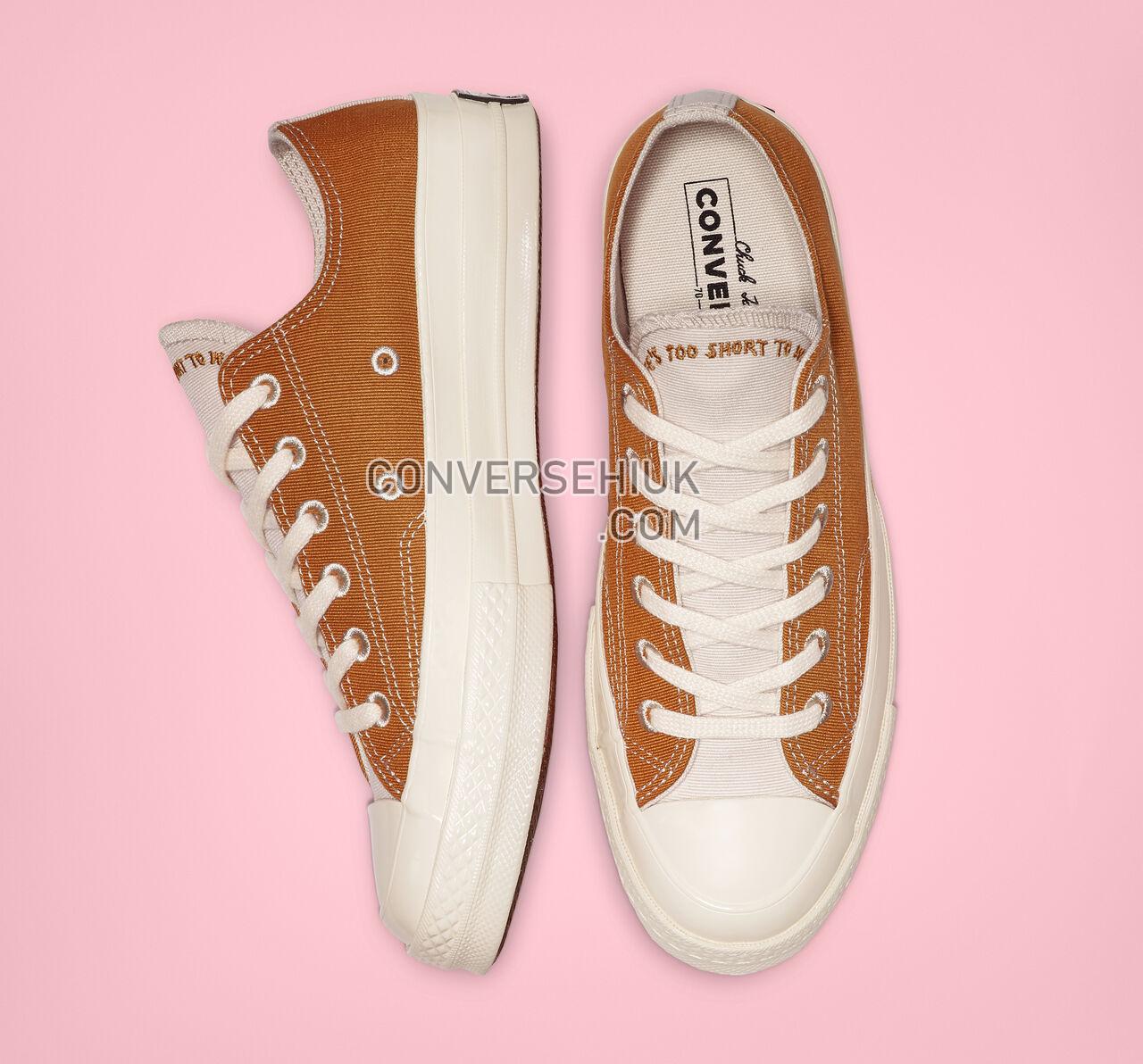 Converse Chuck 70 Renew Canvas Low Top Wheat/Natural/Black 165423C Shoes