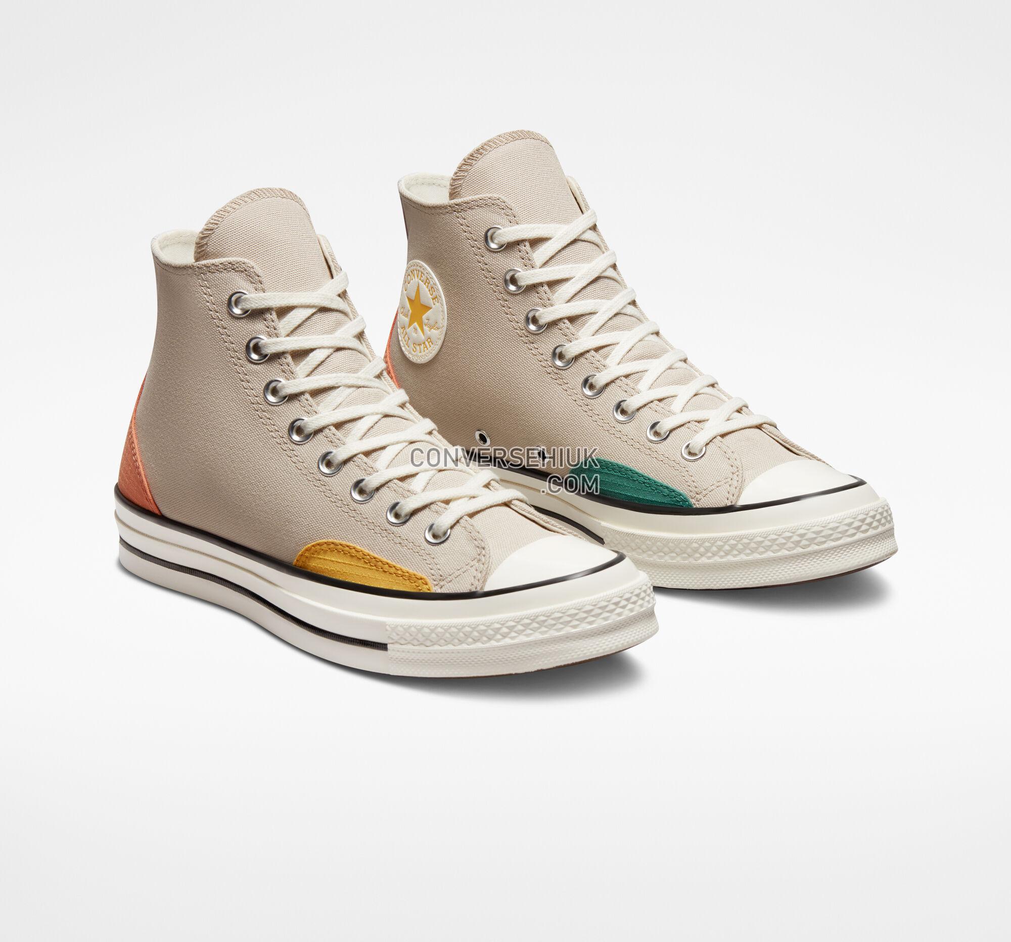 Converse Chuck 70 Color Block String/Algae Coast/Orange A05122C Shoes