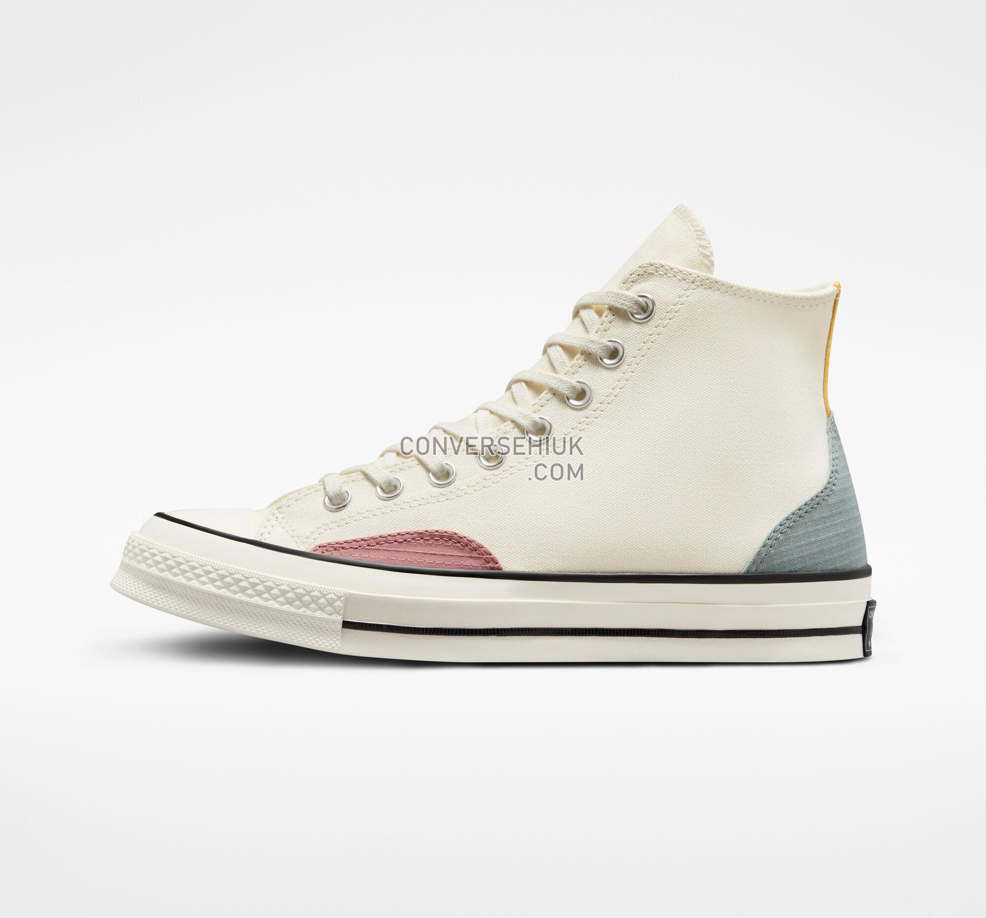 Converse Chuck 70 Color Block Egret/Tidepool Grey/Yellow A05121C Shoes