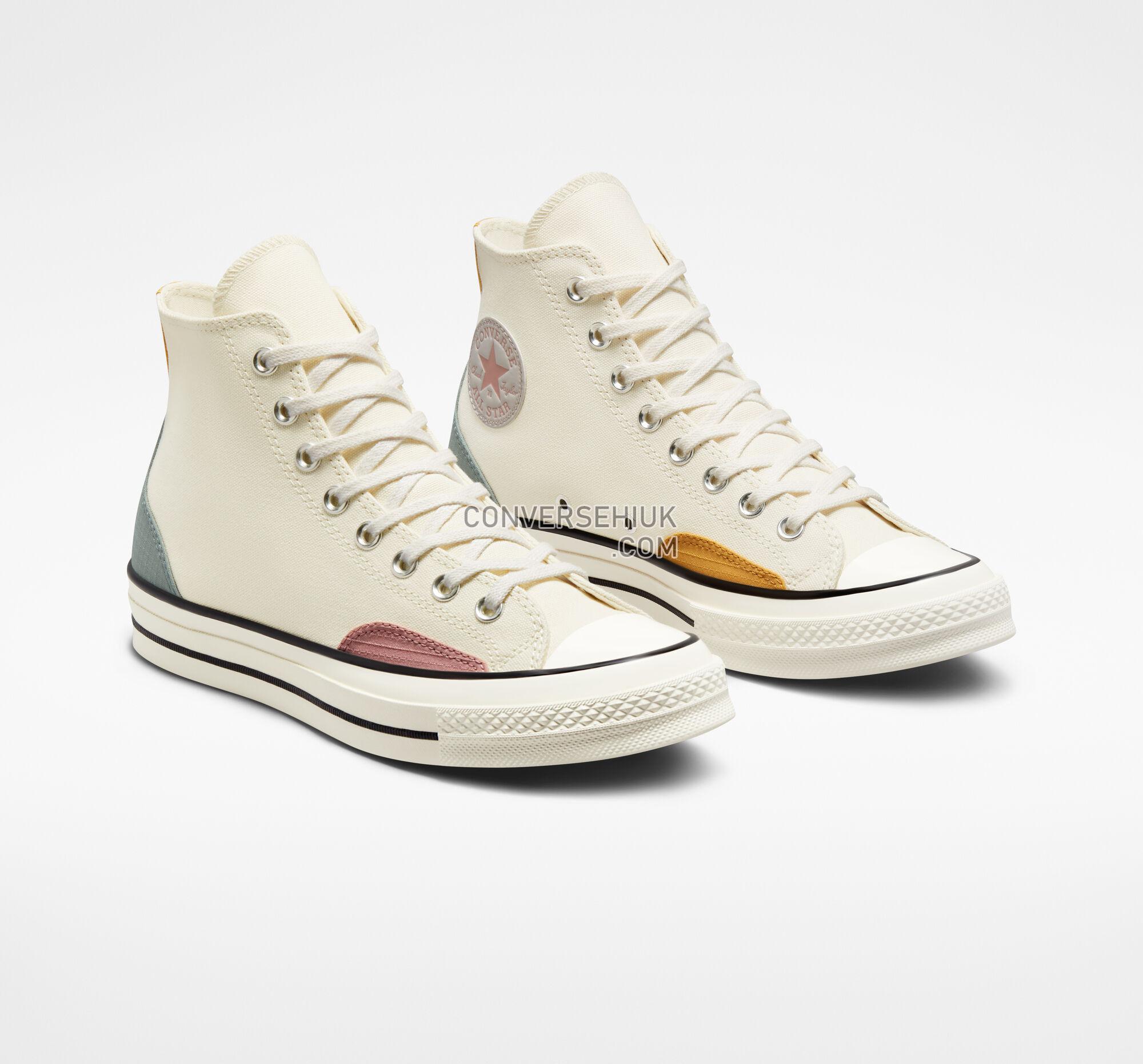 Converse Chuck 70 Color Block Egret/Tidepool Grey/Yellow A05121C Shoes