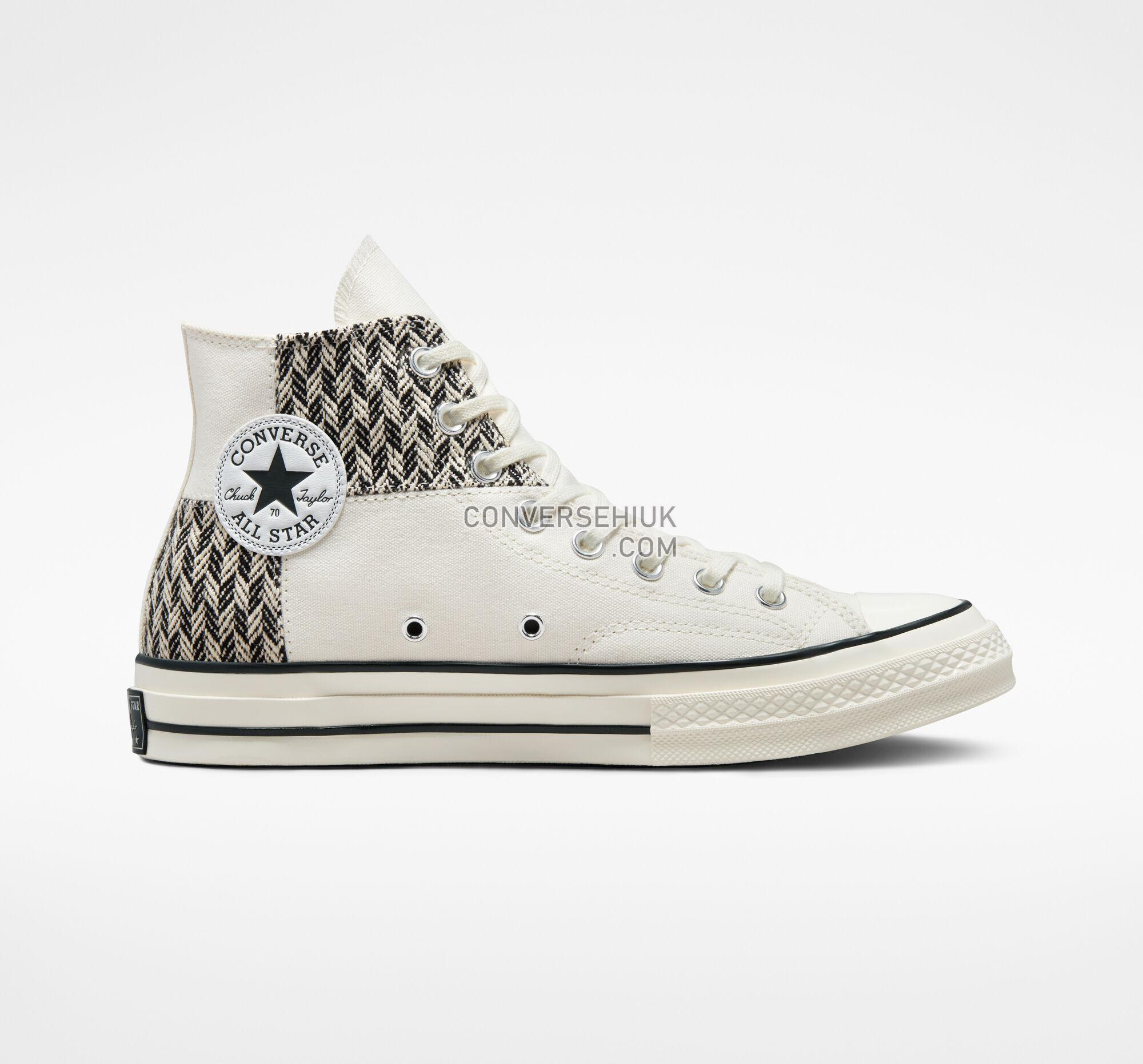 Converse Chuck 70 Patchwork Egret/White/Black A03279C Shoes