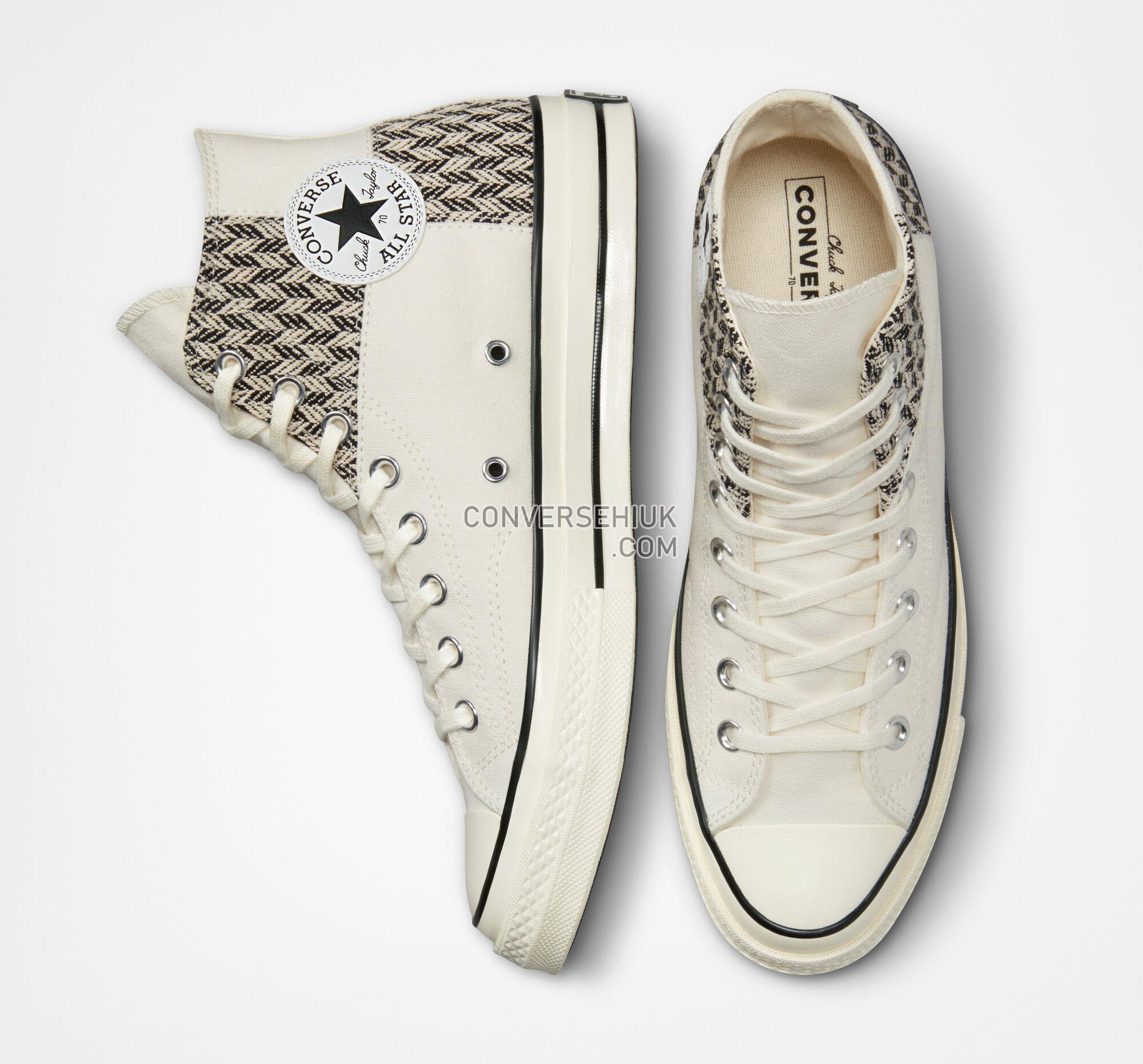 Converse Chuck 70 Patchwork Egret/White/Black A03279C Shoes