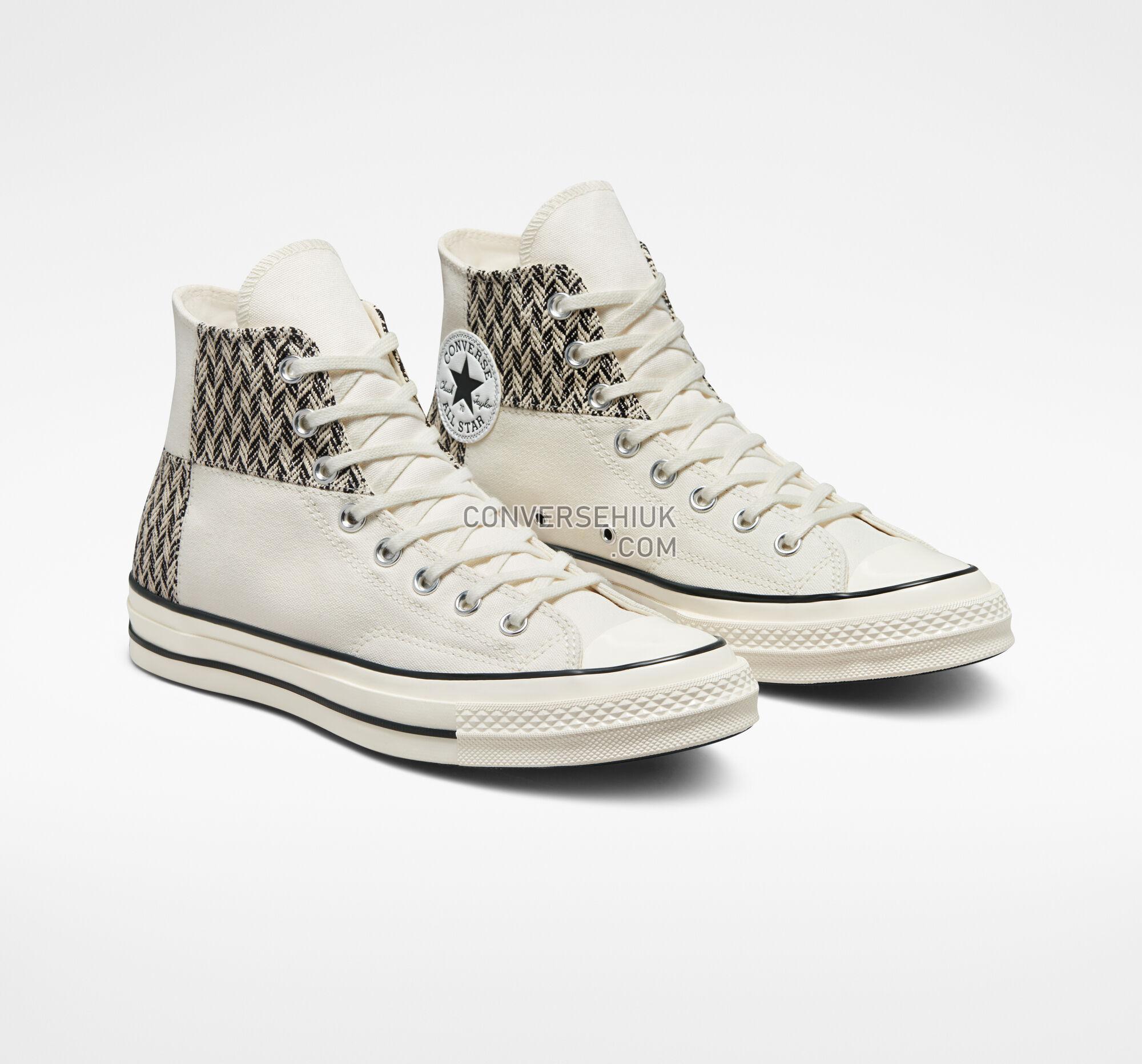 Converse Chuck 70 Patchwork Egret/White/Black A03279C Shoes