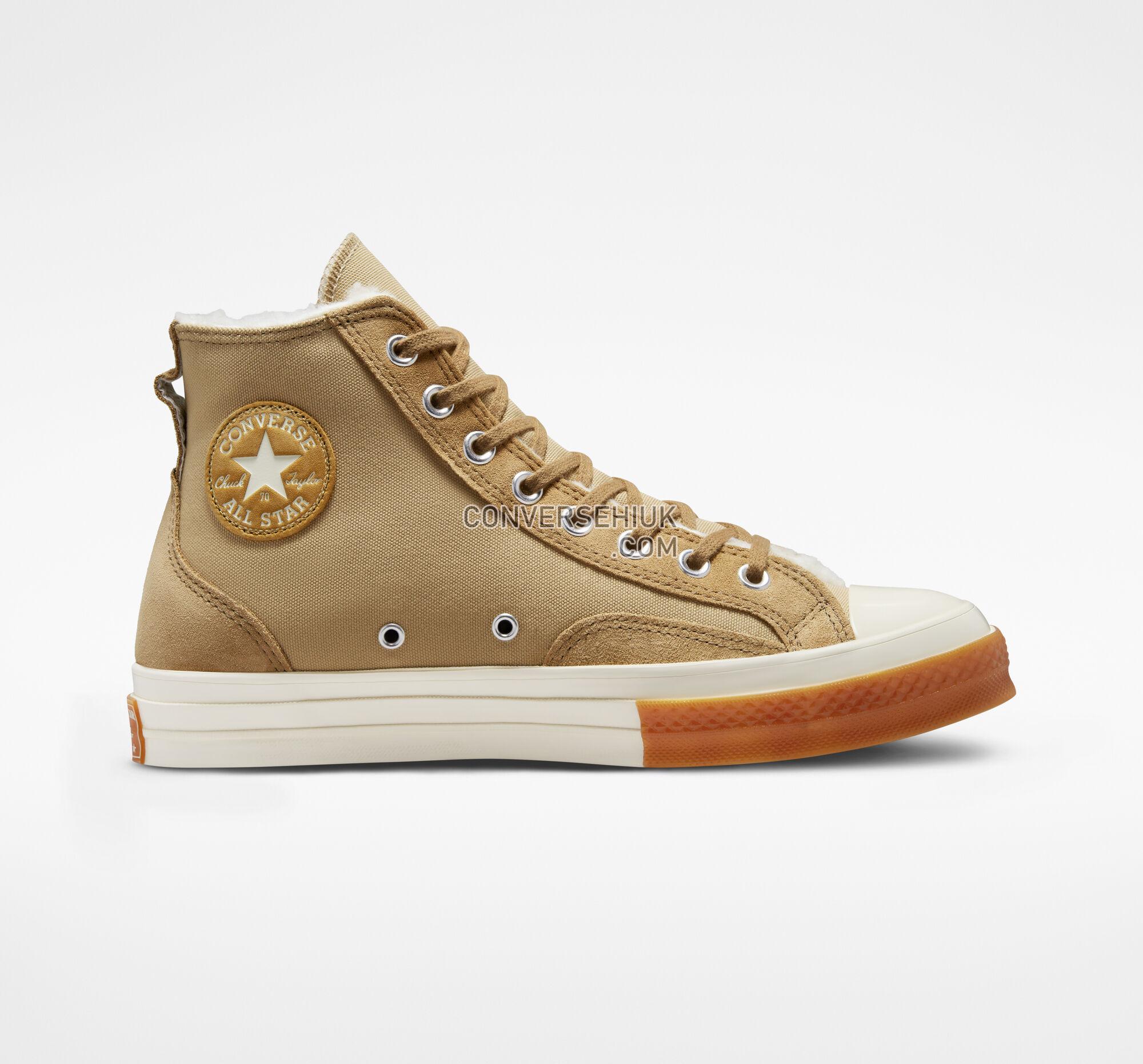 Converse Chuck 70 Lined Colorblock Nomad Khaki/Sand Dune/Egret A04410C Shoes